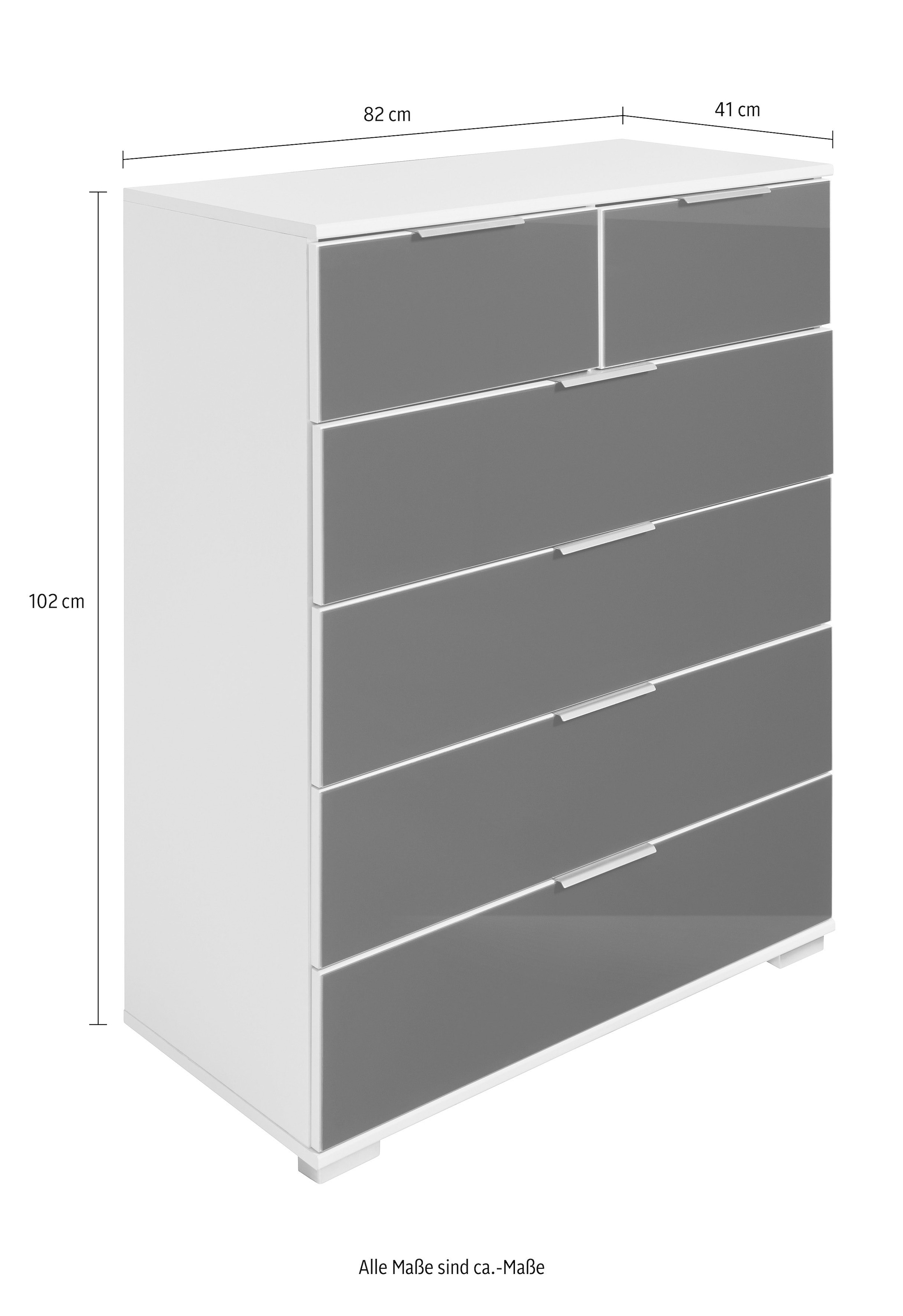 Wimex Schubkastenkommode »Easy«, mit Glas- oder Spiegelfront