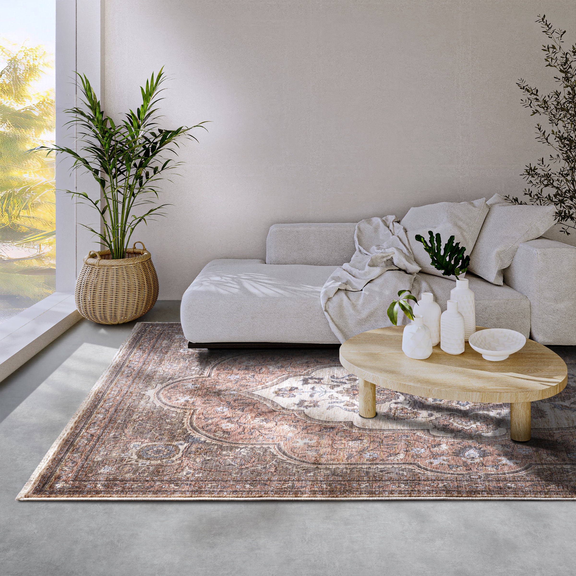 Villeroy & Boch Teppich »Renata« rechteckig 7 mm Höhe Läufer, Orientalisch, Fransen, Wohnzimmer, Schlafzimmer, Vintage