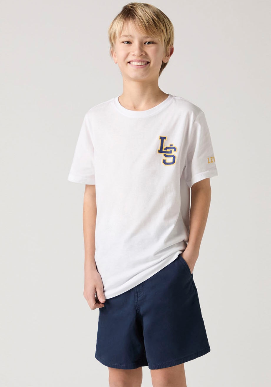 Image of Levis Kids T-Shirt "LVB "LS" MONOGRAM TEE" mit Markendruck for BOYS