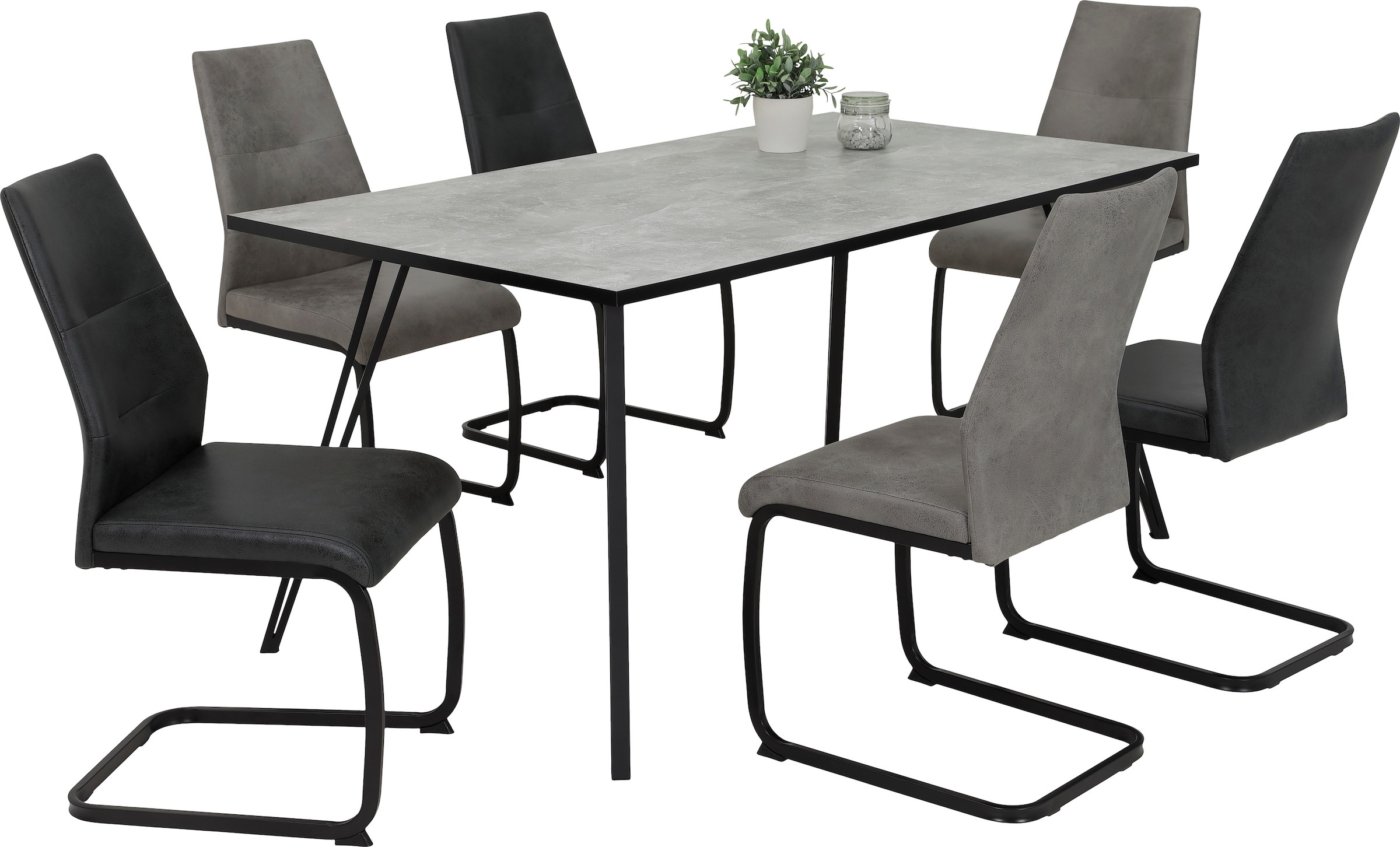 HELA Table de salle à manger Verschiedene Dekore, 160cm