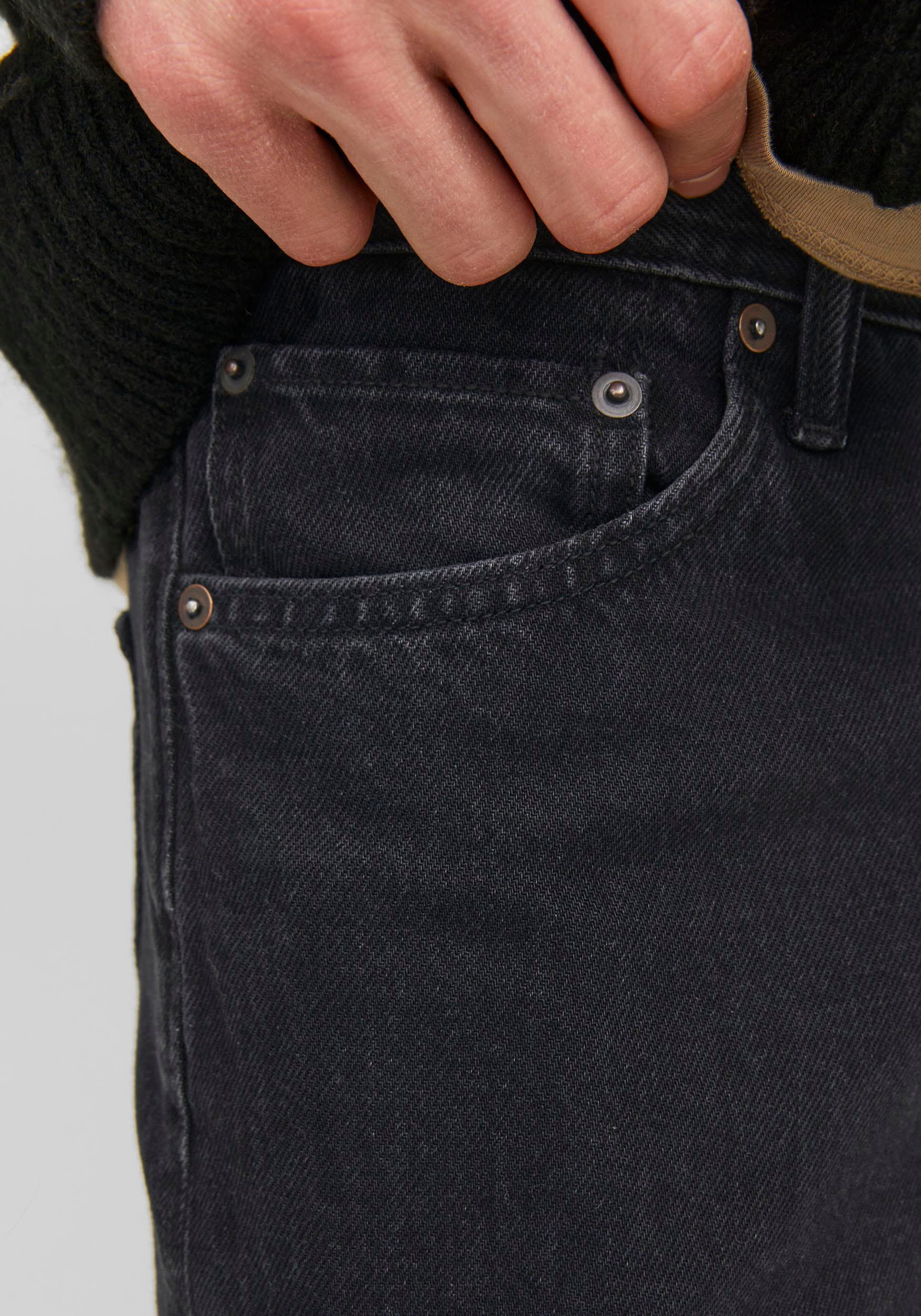 Jack & Jones Relax-fit-Jeans »JJIALEX mit cleanem Look und Taschenvielfalt«, mit Gürtelschlaufen