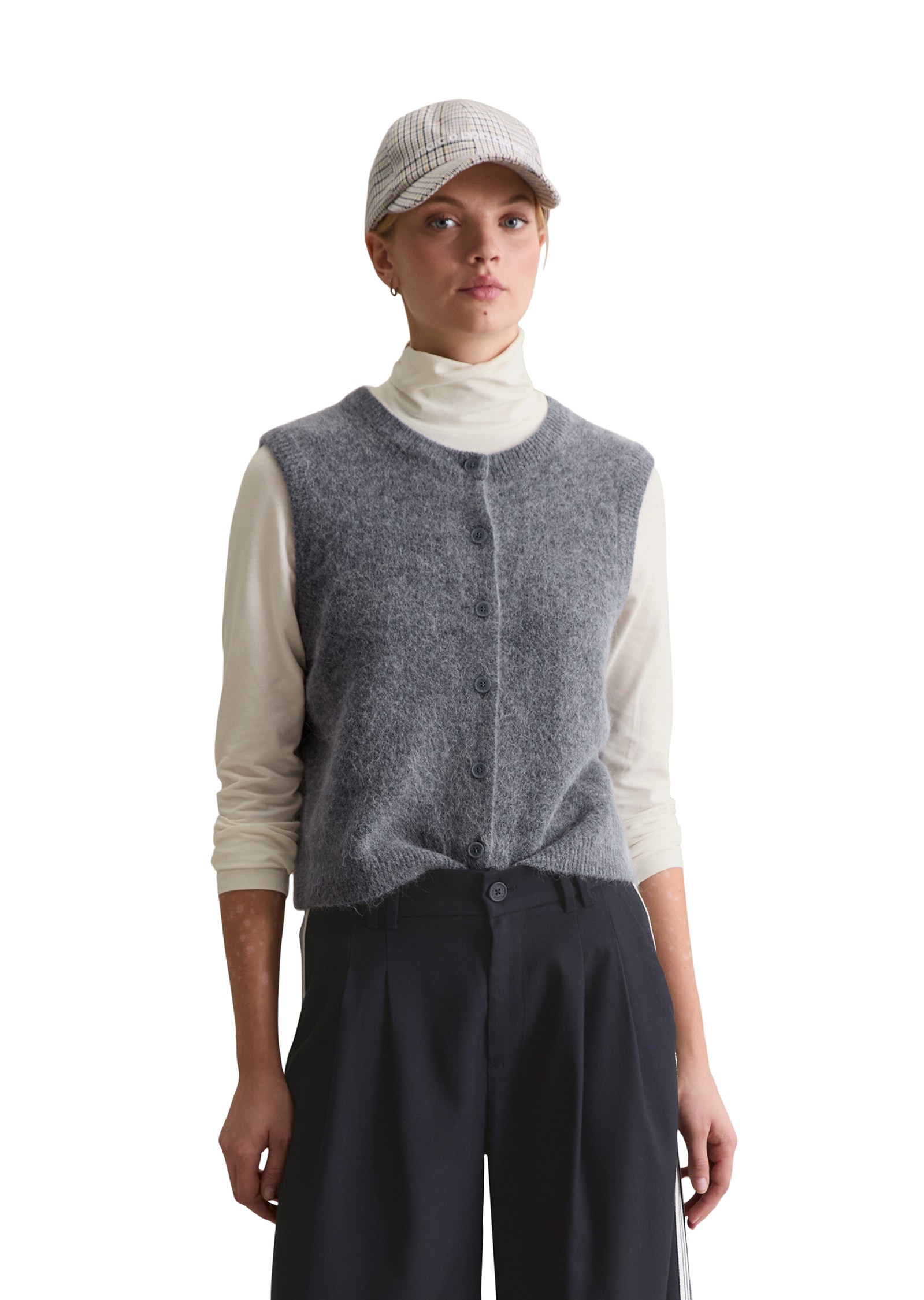 Image of Marc OPolo DENIM Strickweste "regular fit aus Alpakawolle-Wolle-Mix"