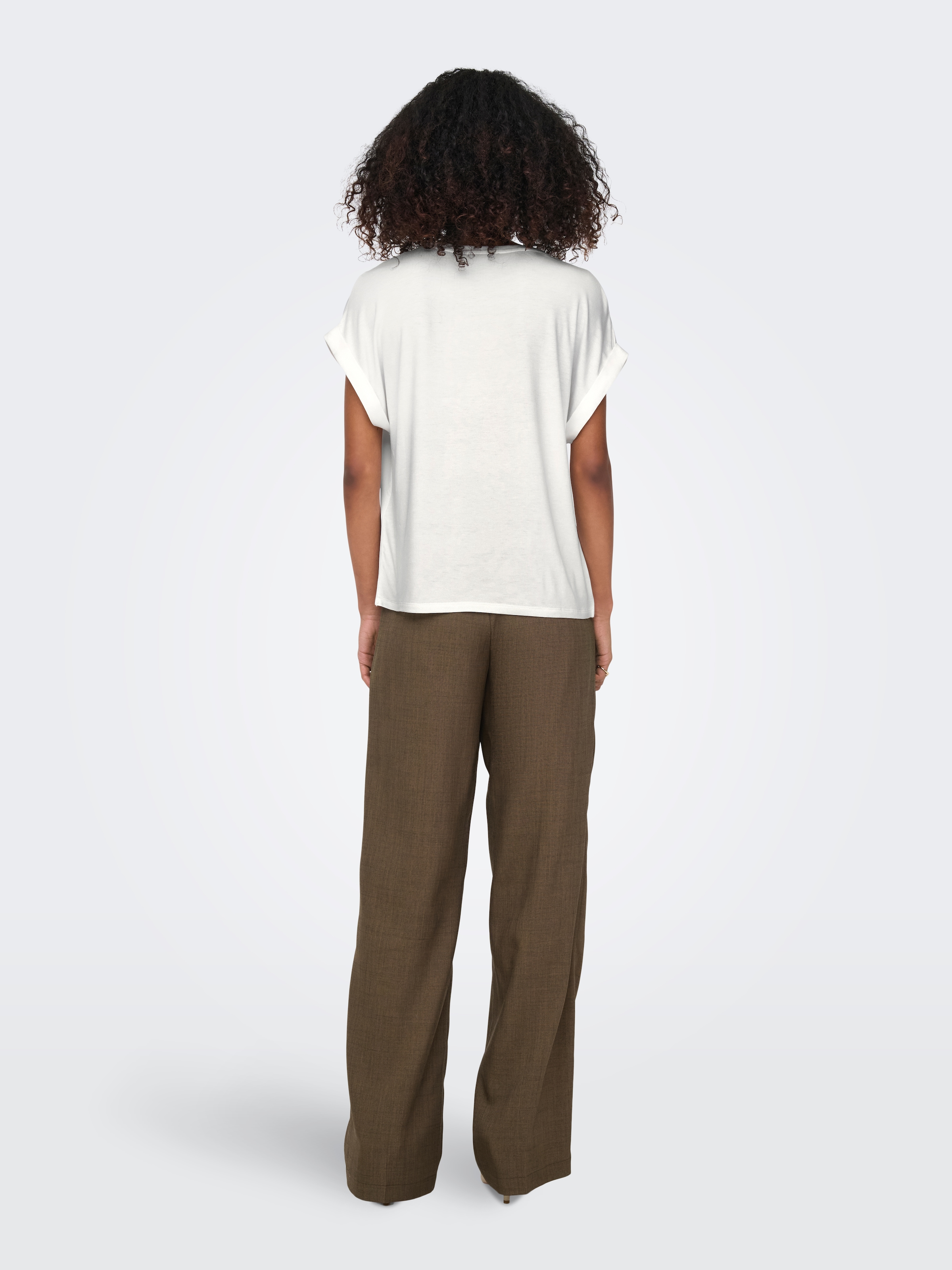 ONLY Kurzarmshirt »ONLLIEKE S/S SATIN MIX TOP WVN NOOS«