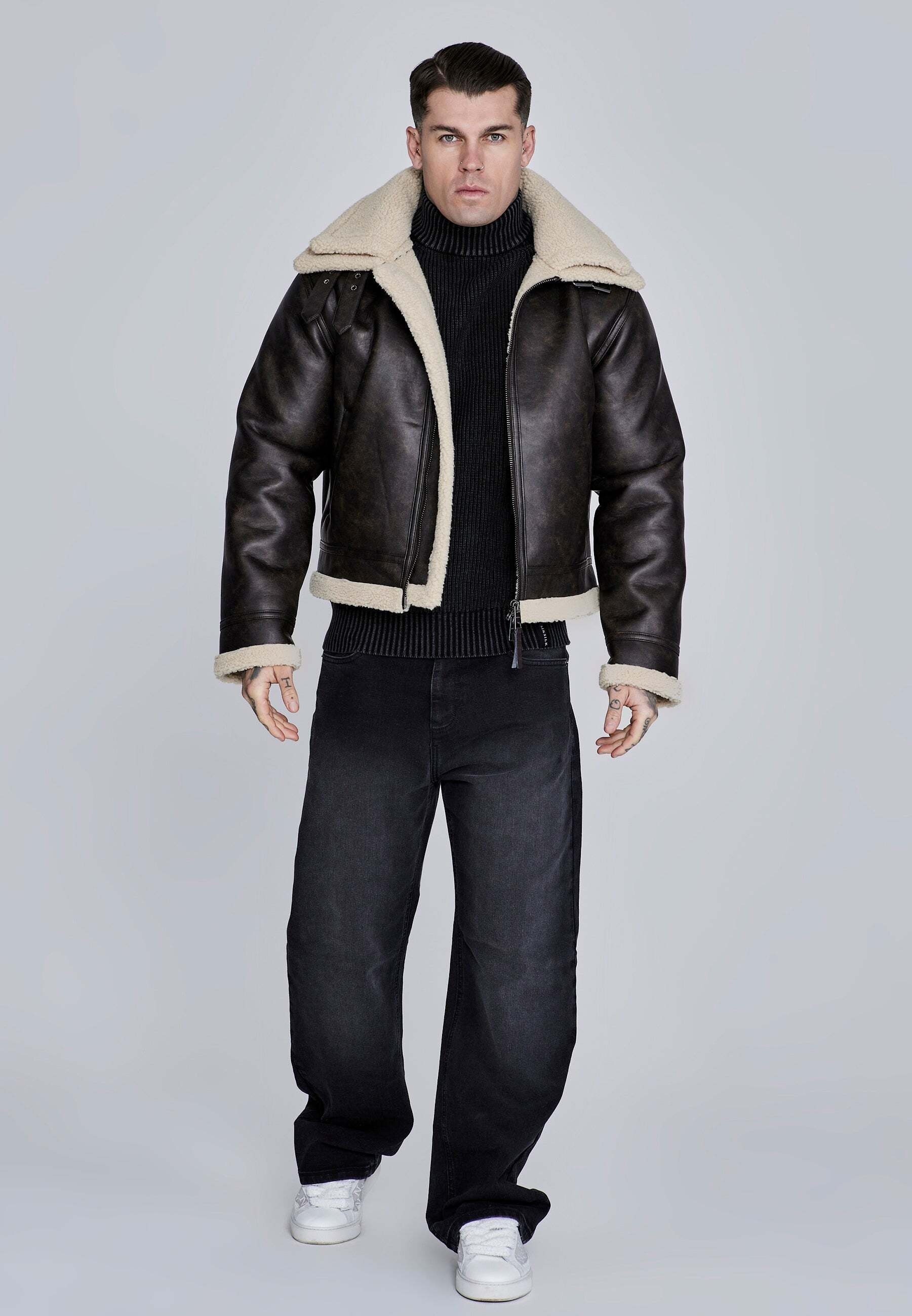 Siksilk Veste courte »Siksilk Jacke Aviator Jacket«