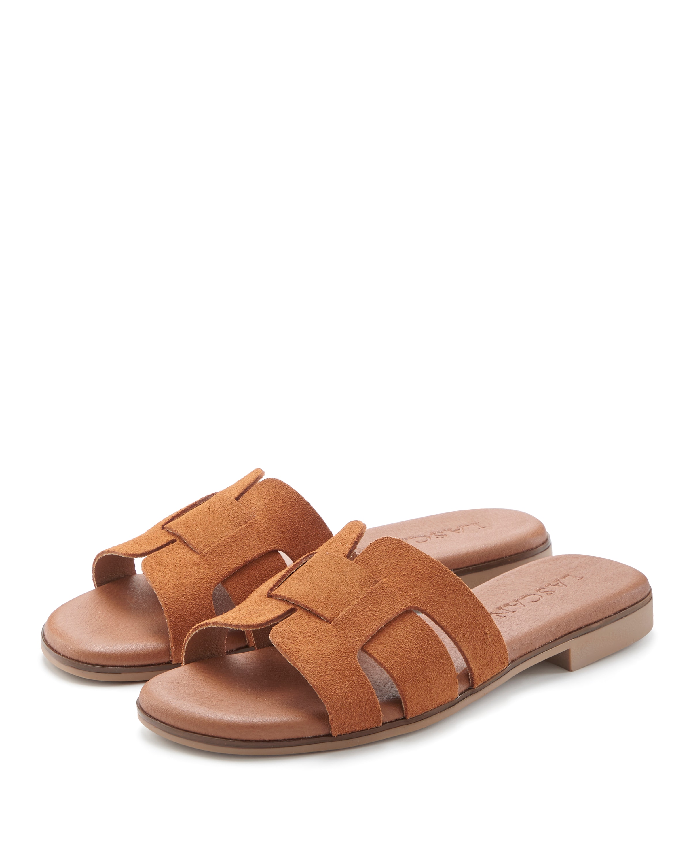 Image of LASCANA Pantolette "Mule, Sandale, offener Schuh, Sommerschuh," aus hochwertigem Leder