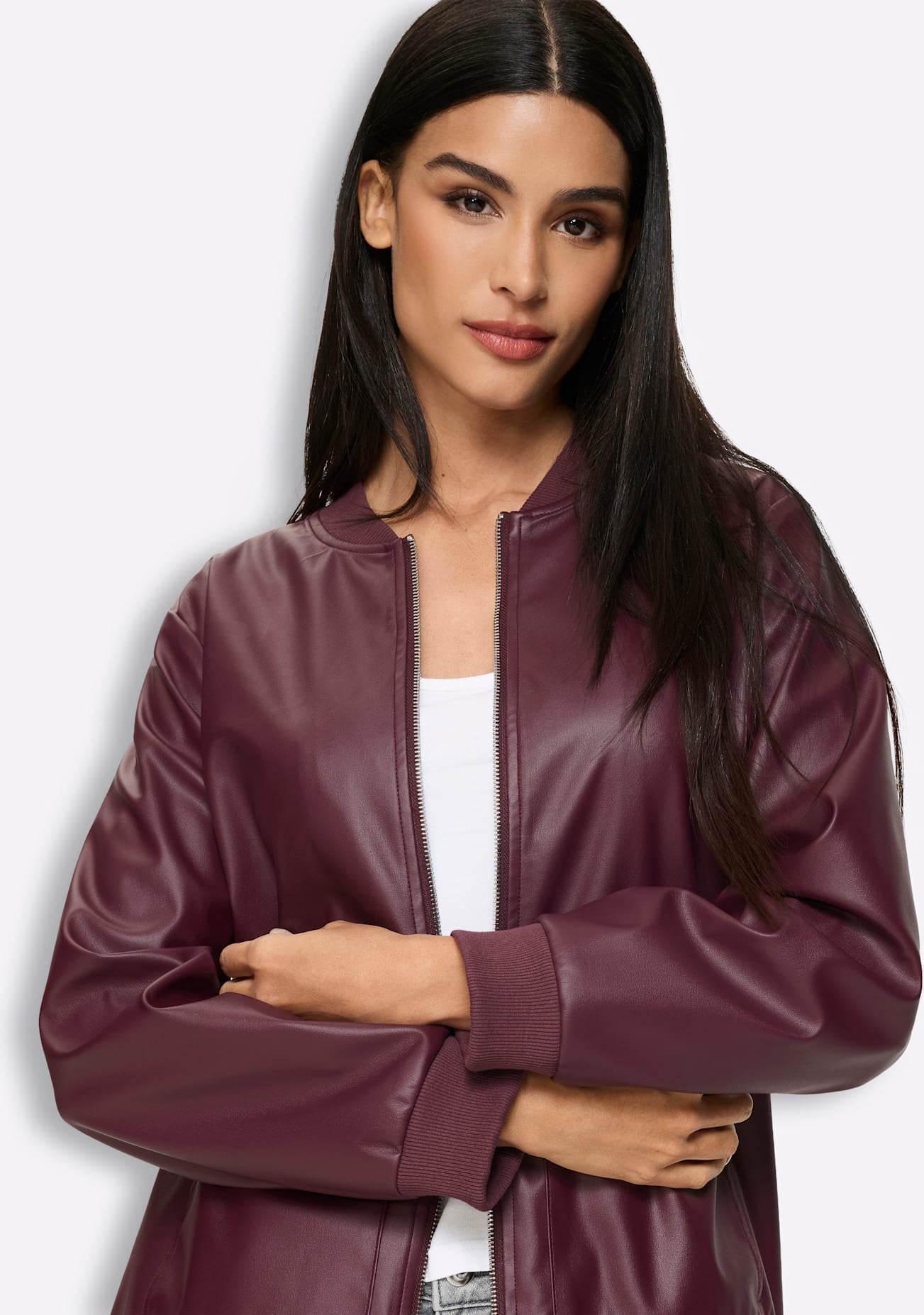 heine Veste en imitation cuir