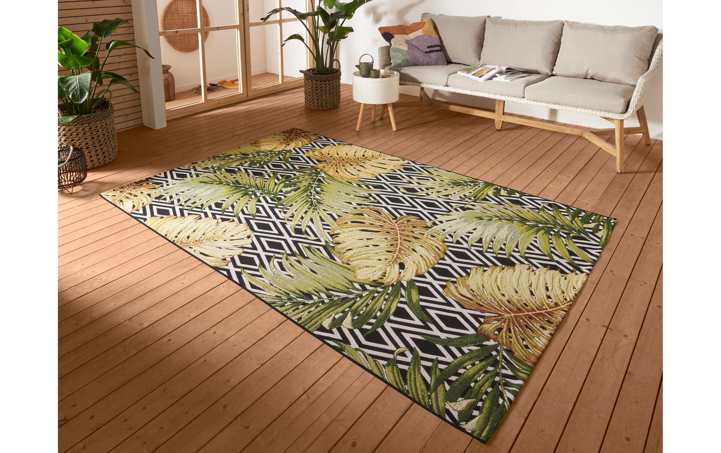 HANSE Home Teppich »Diamonds and Leaves«