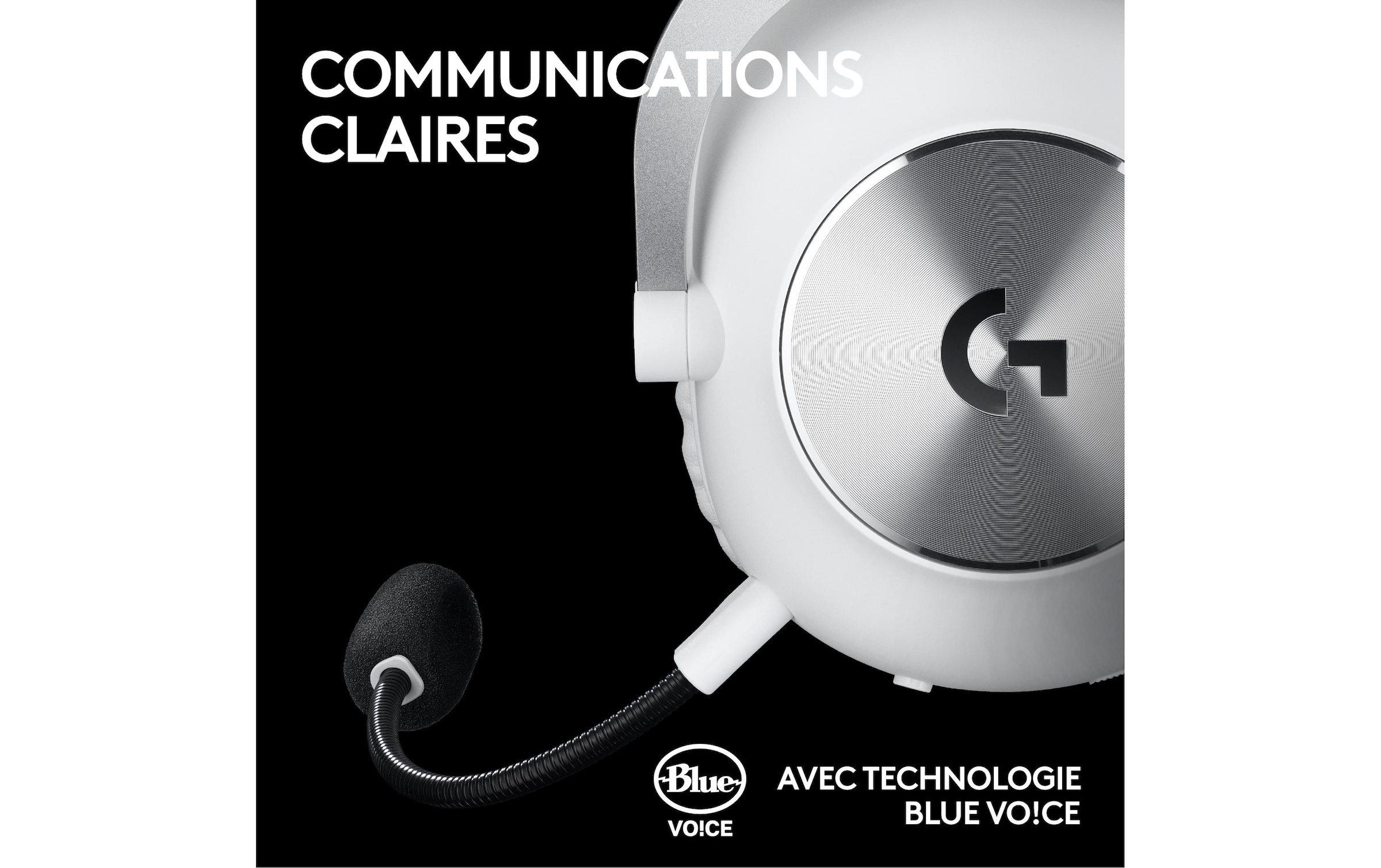 Logitech Gaming-Headset »G Pro X 2 Wireless Lightspeed Gaming Weiss«, Bluetooth, Mikrofon abnehmbar-Freisprechfunktion