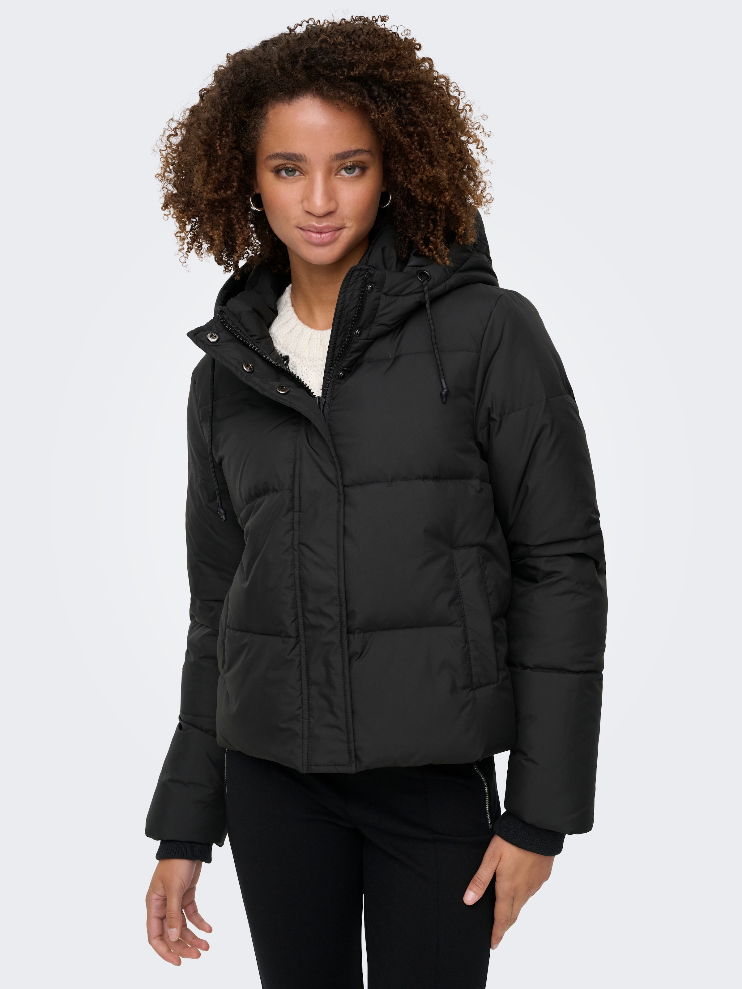ONLY Steppjacke »ONLALICE SHORT DOWN JACKET NOOS OTW« mit Kapuze