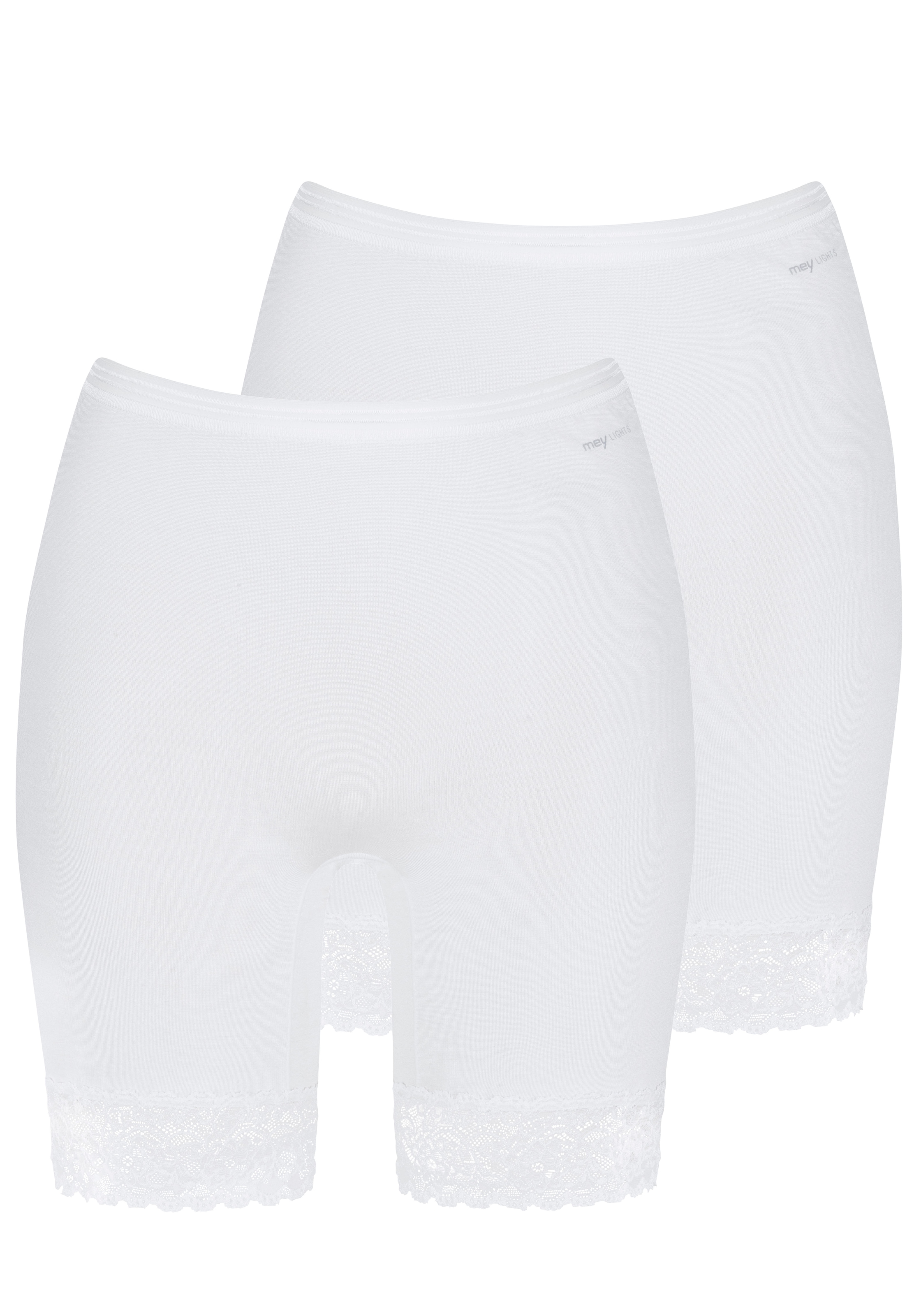 Image of Mey Lange Unterhose "Lights" 2er Pack, mit Spitze, Taillensitz, flacher Bund, kein Einschneiden