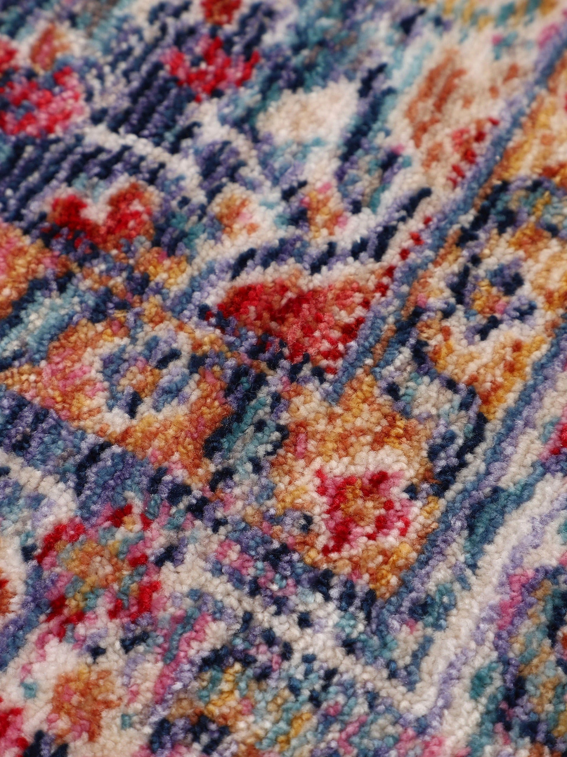 carpetfine Teppich »Phoenix« rechteckig 6 mm Höhe Vintage Orient Look, mit Fransen, Wohnzimmer