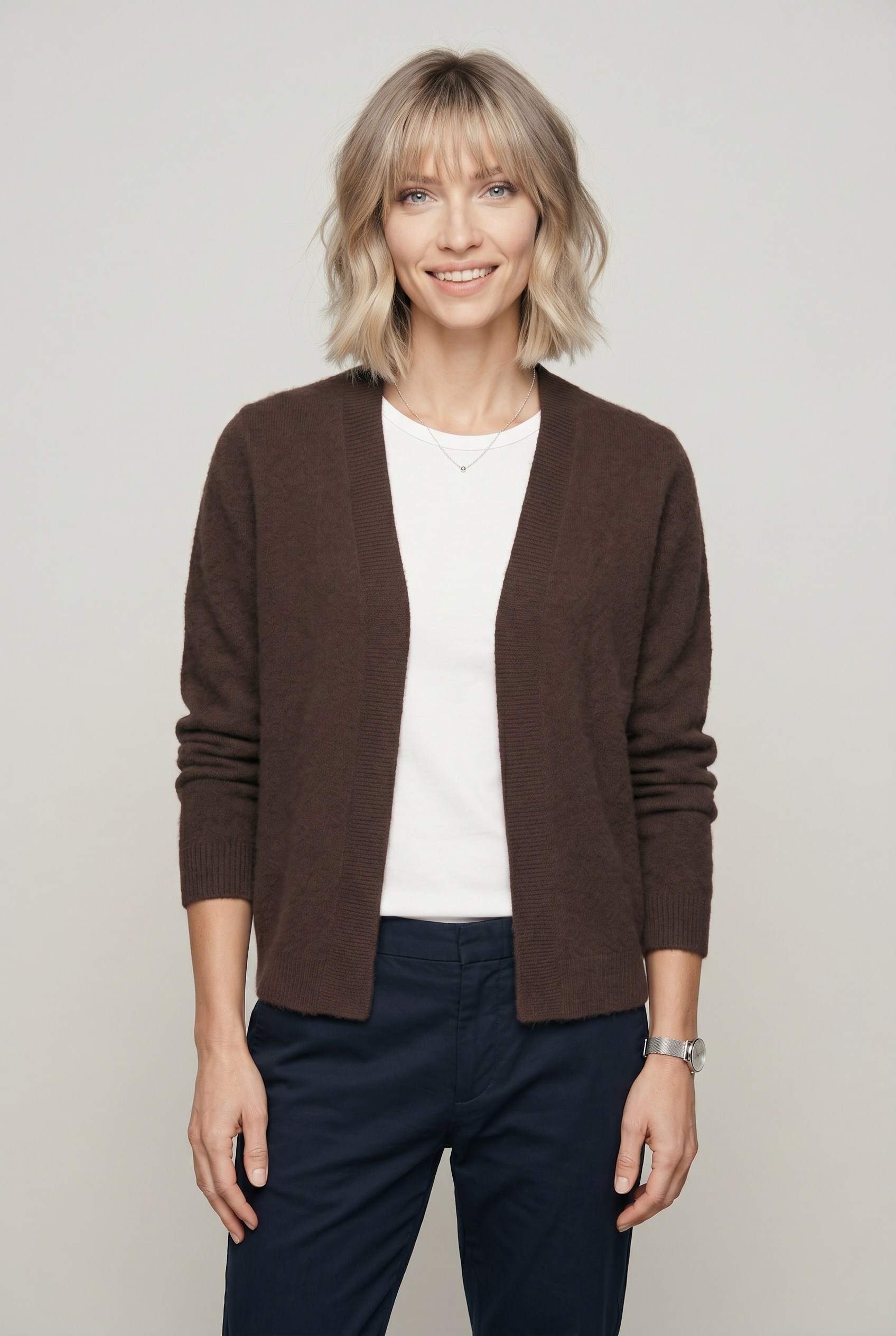 RICHROYAL Cardigan »2409 Cozy Card rec«