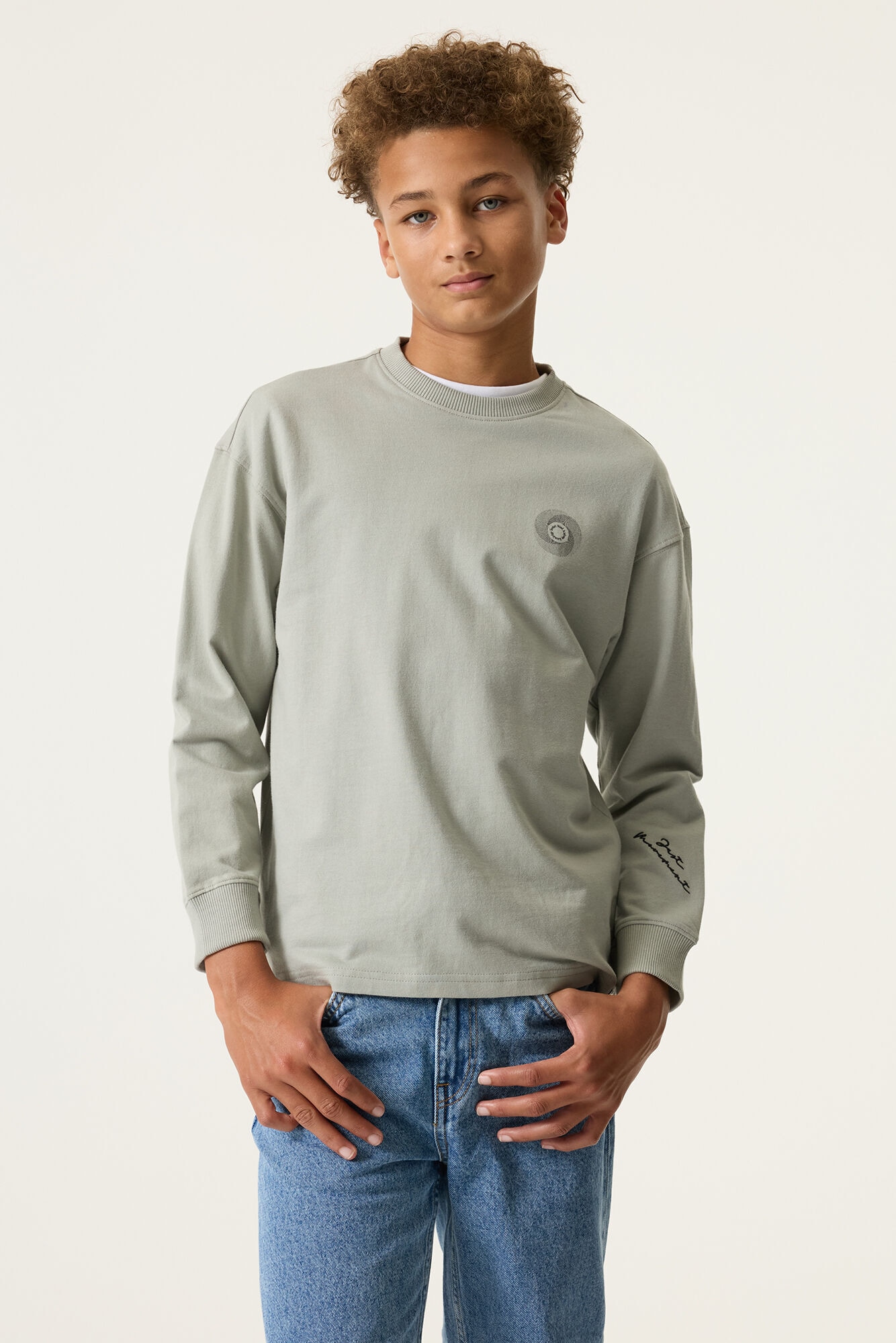 Image of Garcia Langarmshirt mit Print for BOYS
