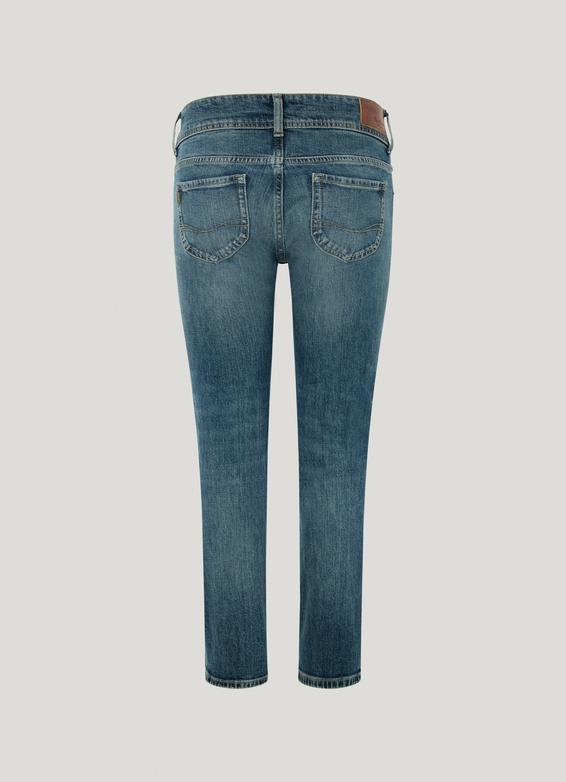 Pepe Jeans Slim-fit-Jeans »SLIM JEANS LW«, mit doppeltem Knopfverschluss