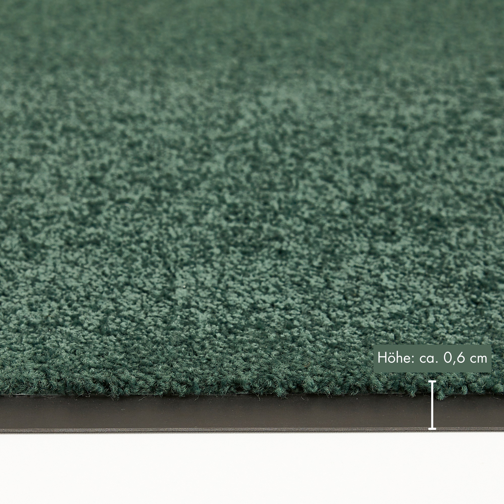 my home Fussmatte »Emil, Made in Netherlands«, rechteckig, 6 mm Höhe, Schmutzfangmatte, Uni Farben, rutschhemmend, waschbar (Handwäsche)