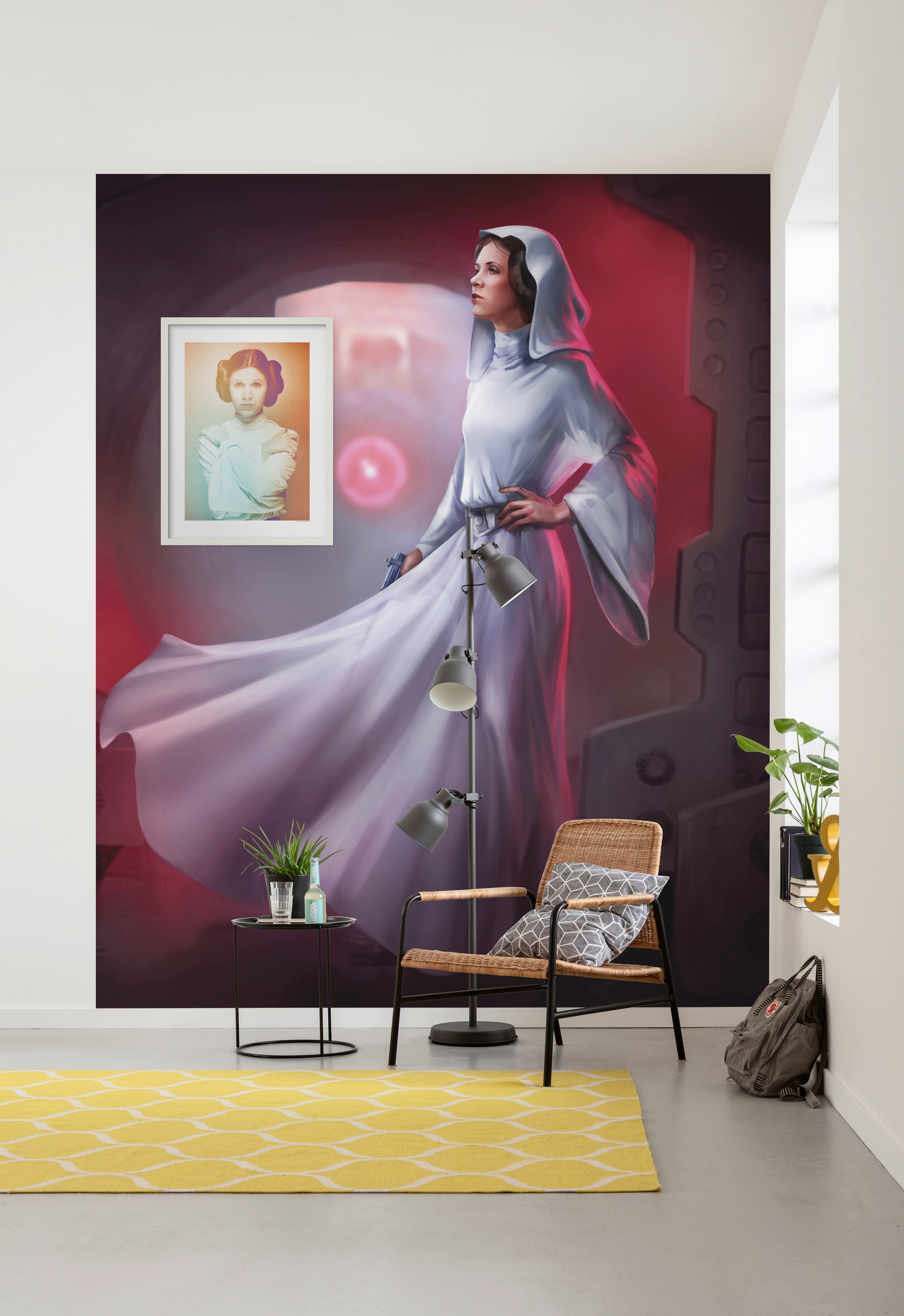 Komar Bild »Star Wars Classic Icons Color Leia«, Star Wars, (1 St.), Wandbild zur Dekoration im Kinderzimmer - ohne Rahmen