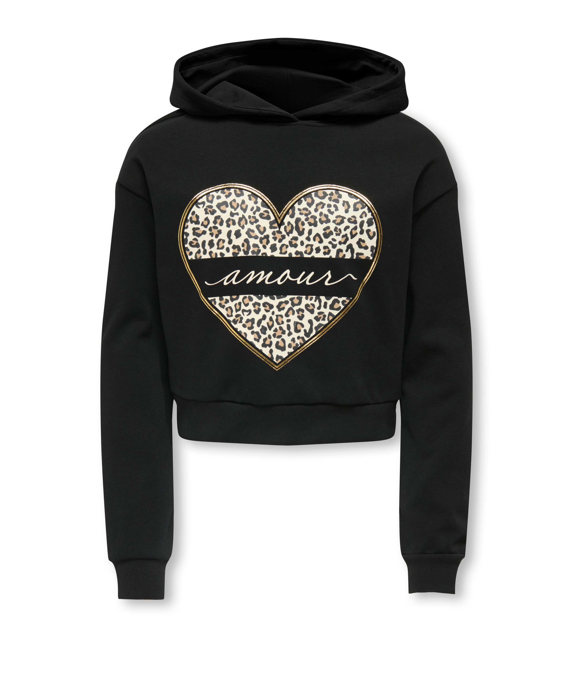 Image of KIDS ONLY Kapuzensweatshirt "KOGCOOPER LIFE HEART LS HOODIE SWT NOOS"