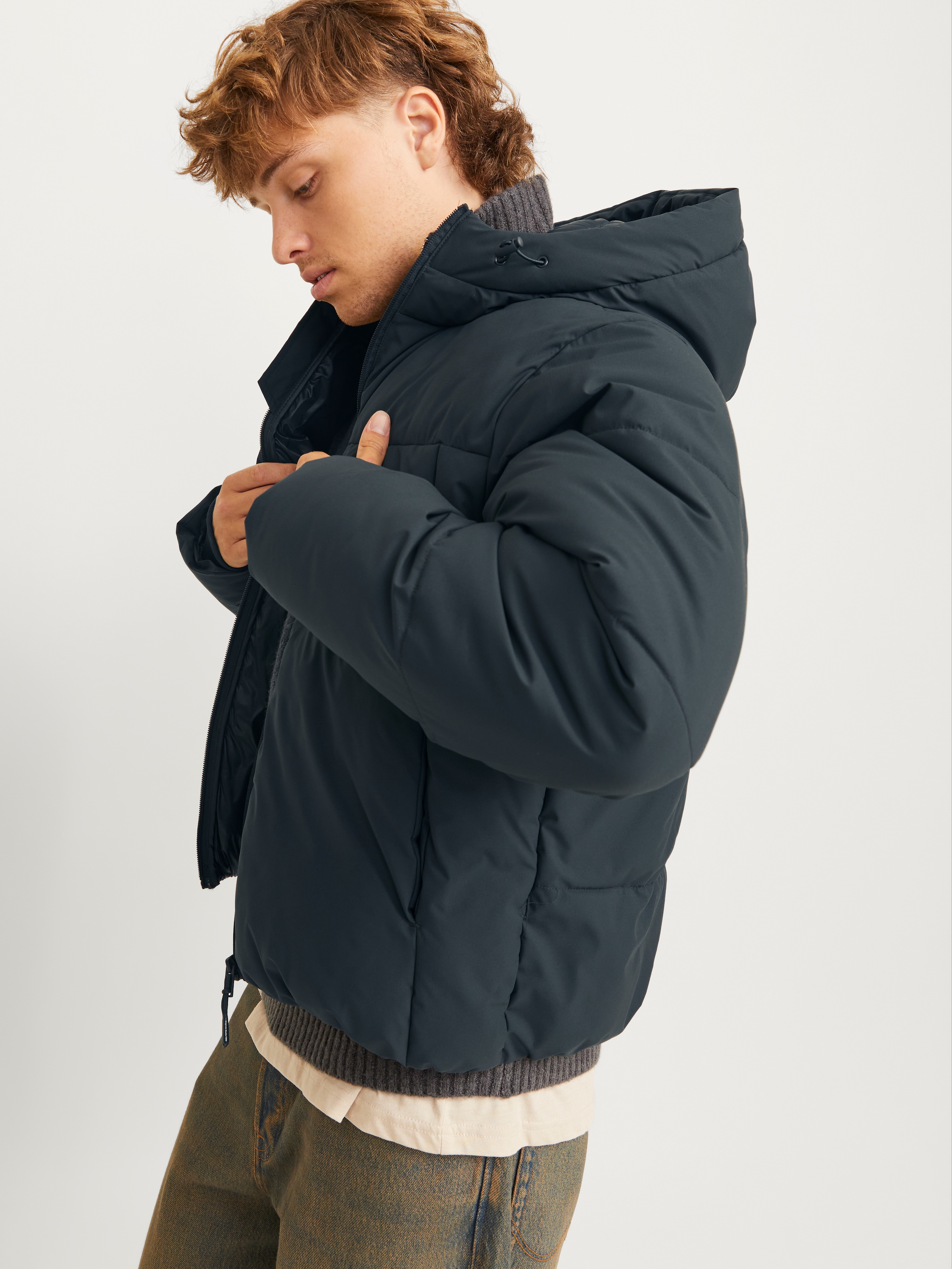 Jack & Jones Steppjacke »JORVESTERBRO PUFFER JACKET AW24 SN« mit Kapuze