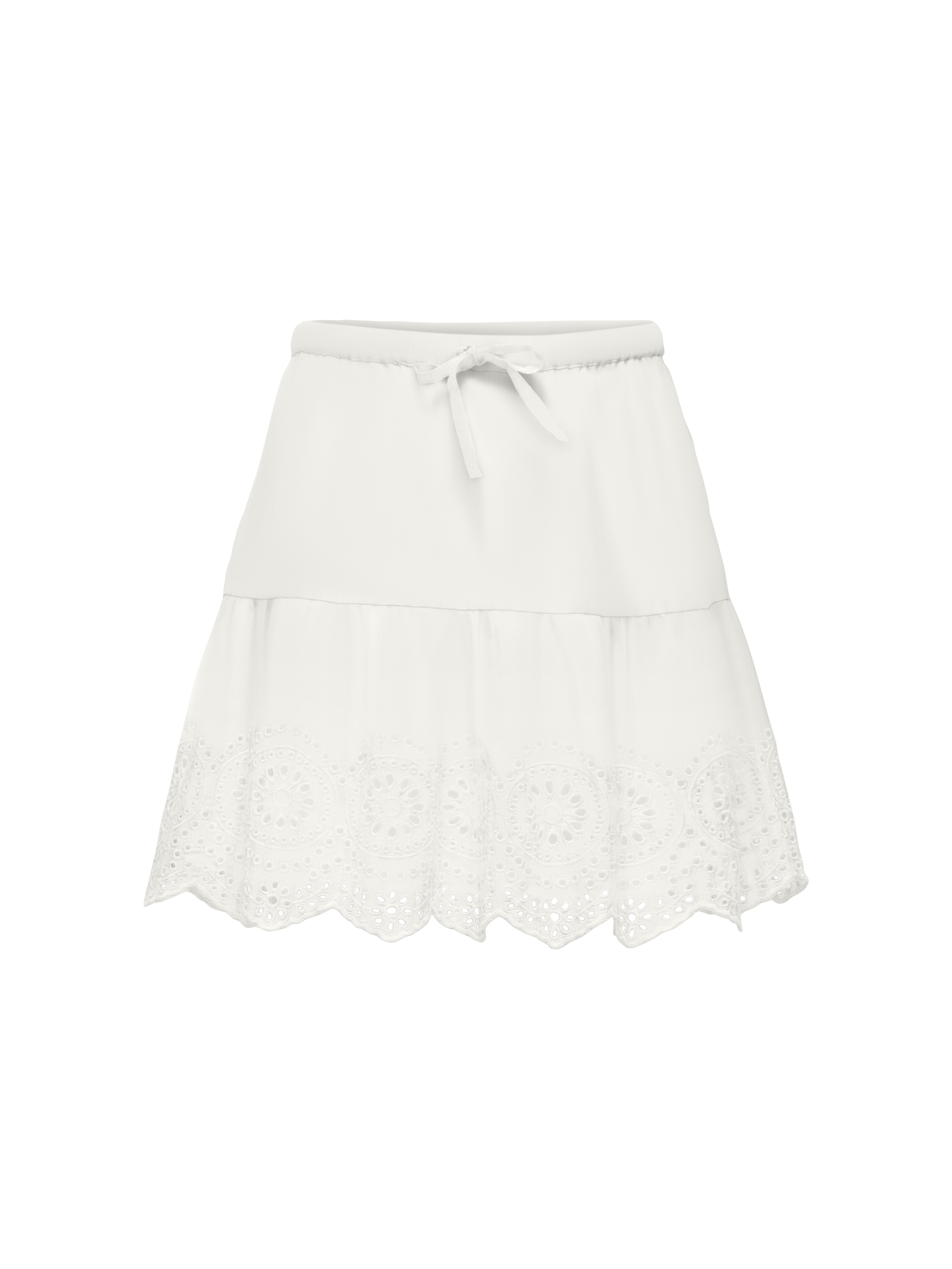 Image of KIDS ONLY Volantrock "KOGBONDI LIFE EMB SKIRT WVN" 1 mit Spitzenkante