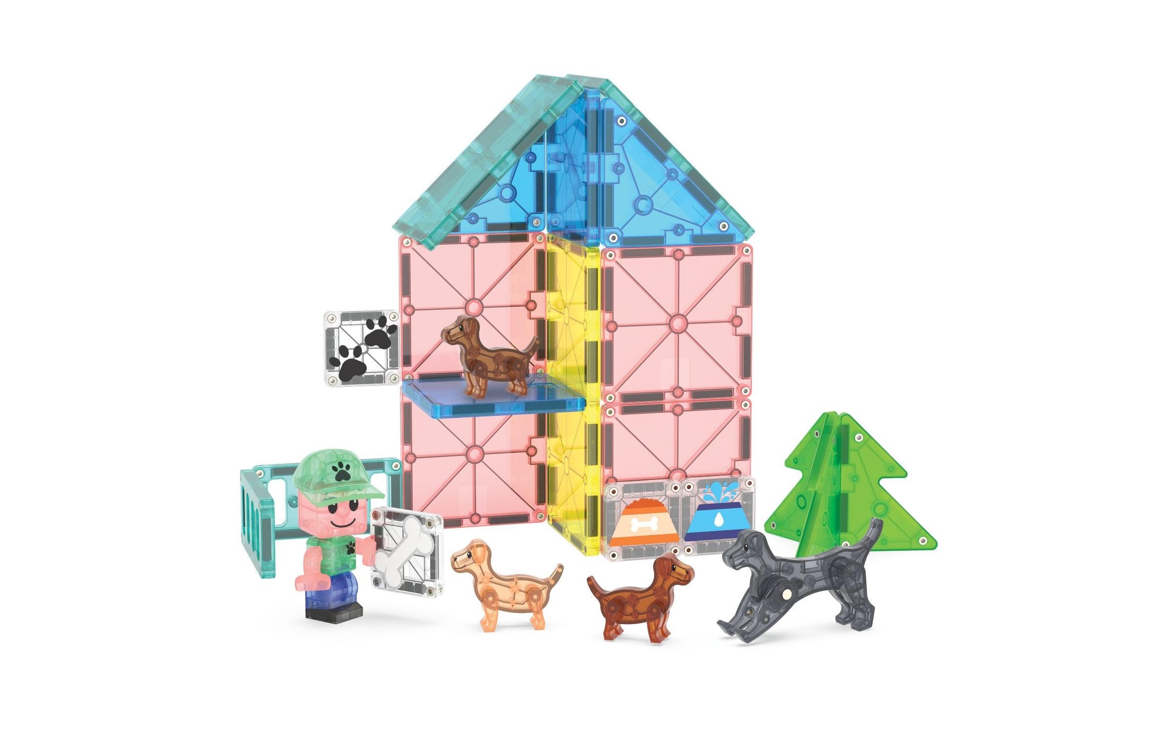   Steinbaukasten »Magna-Tiles Puppy Park 27 Teile«
