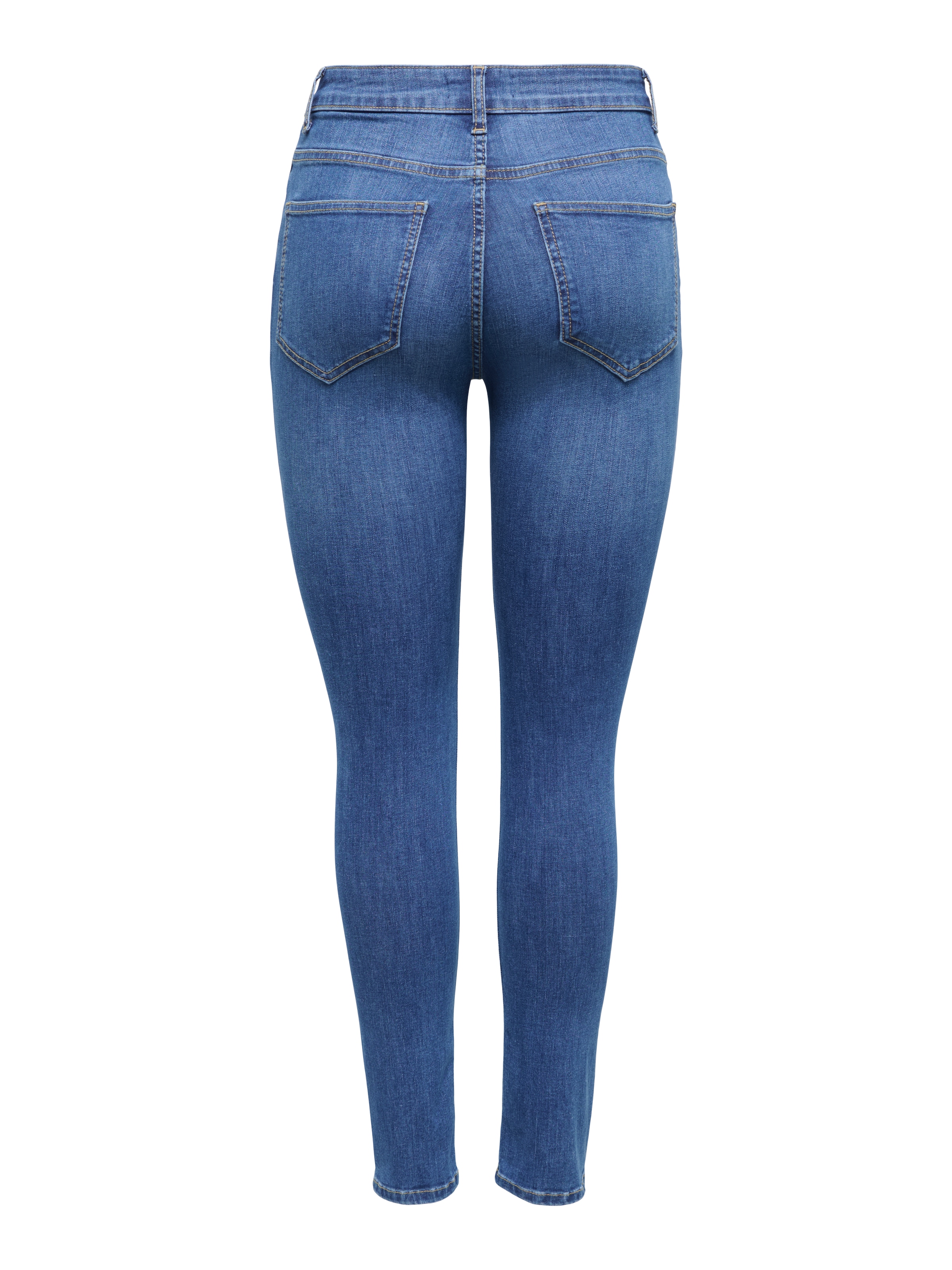 ONLY Jeans skinny »ONLLILO HW SKINNY ANK DNM AZG BF« mélange de coton
