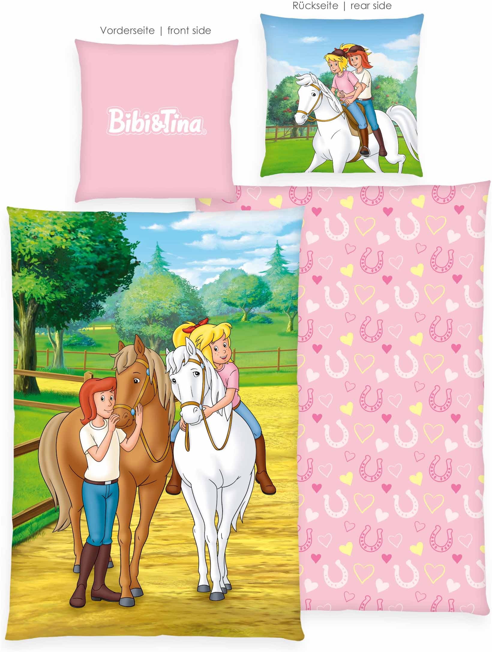 Image of Bibi & Tina Kinderbettwäsche "Bibi und Tina" 2 Wendebettwäsche