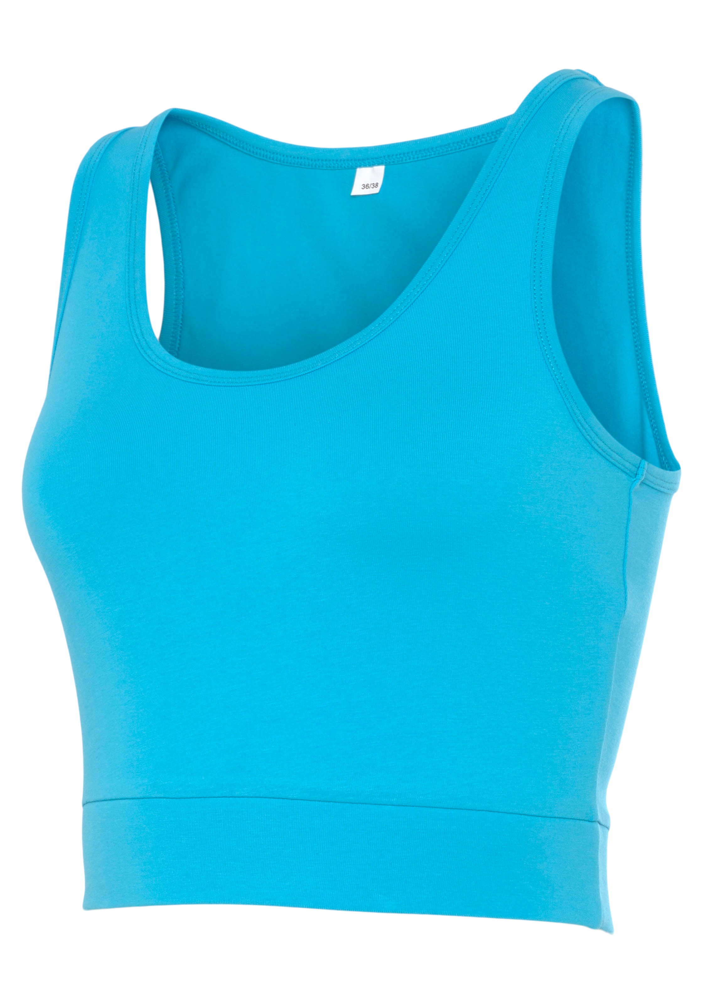 LASCANA ACTIVE Sporttop, Crop-Top mit breiten Trägern