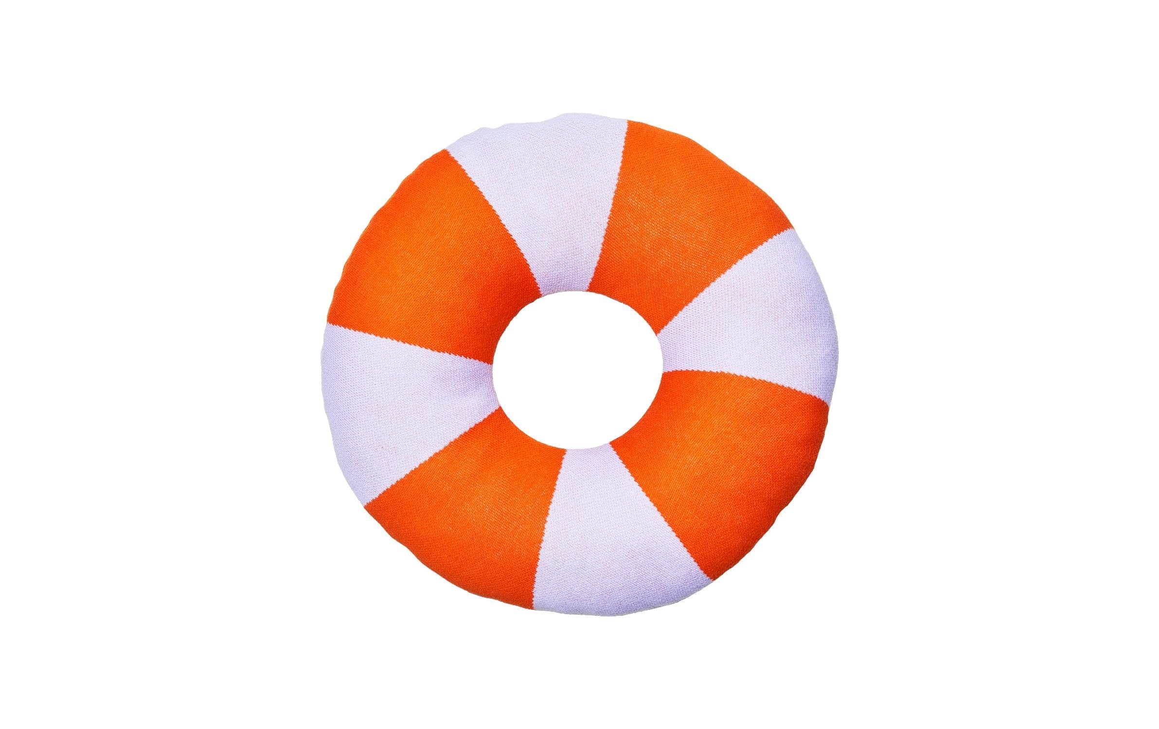 Image of Dekokissen "Chic Mic Gestricktes Donut"
