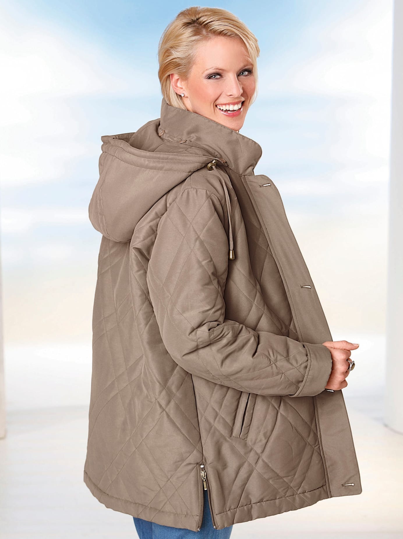 Classic Basics Outdoorjacke mit Kapuze