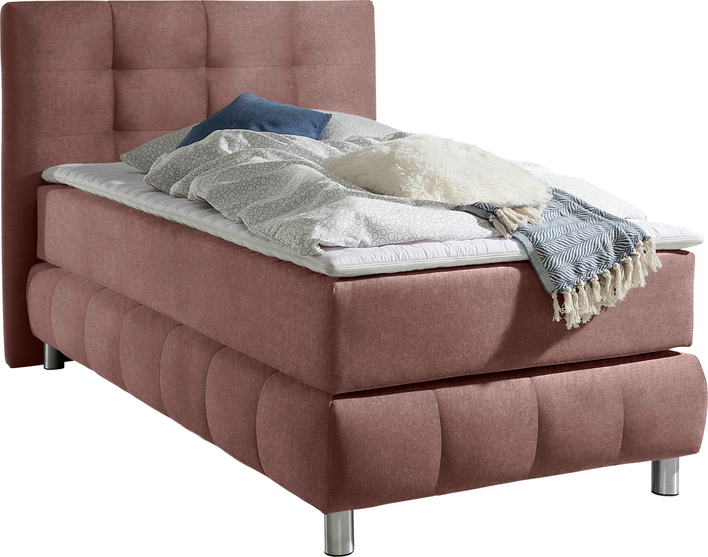 andas Boxspringbett »Salo«, incl. Topper, 6 Breiten, 2 Härtegrade, TFK auch in Härtegrad 4