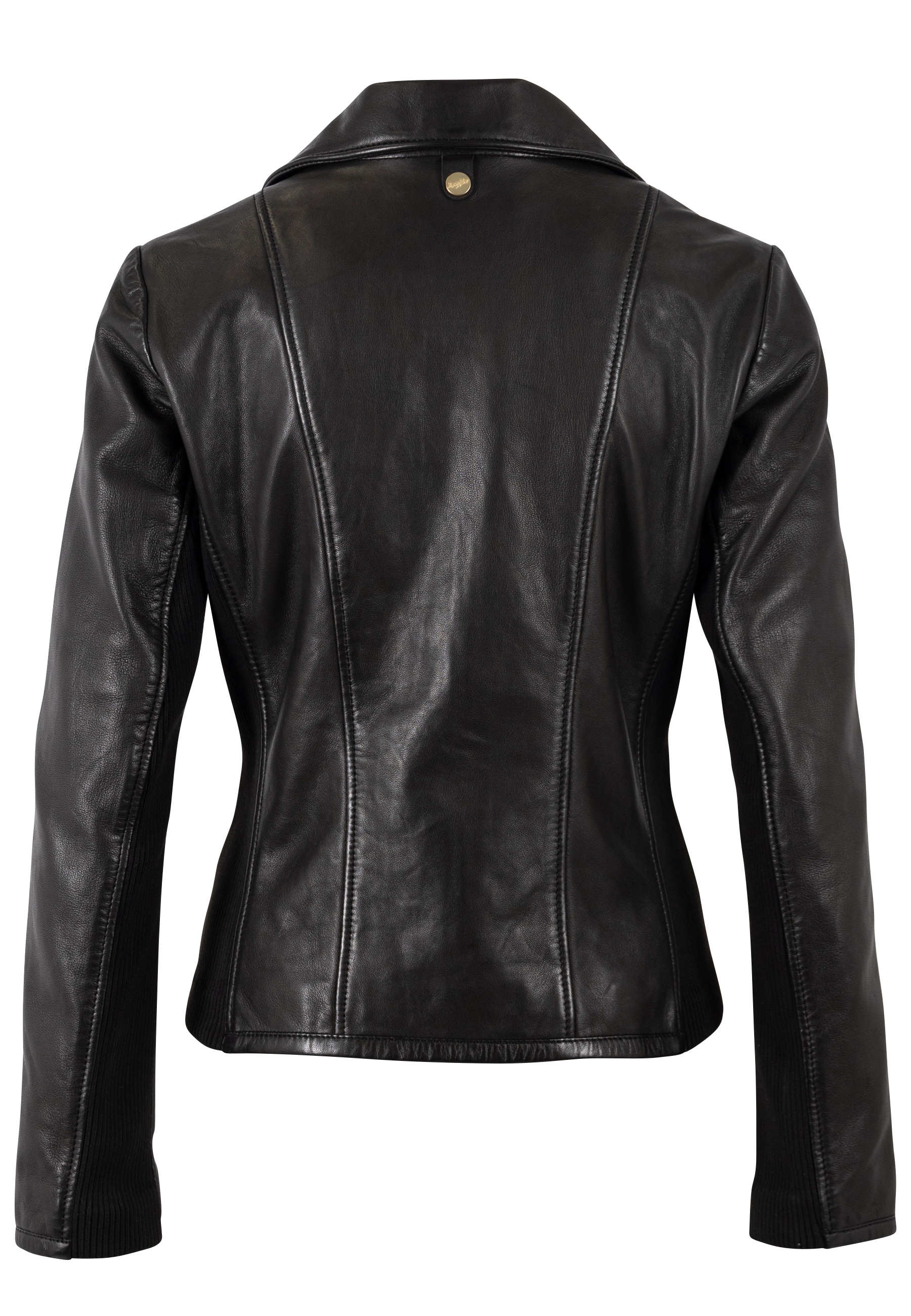 Mauritius Veste en cuir »MWZoraya« avec inserts stretch latéraux