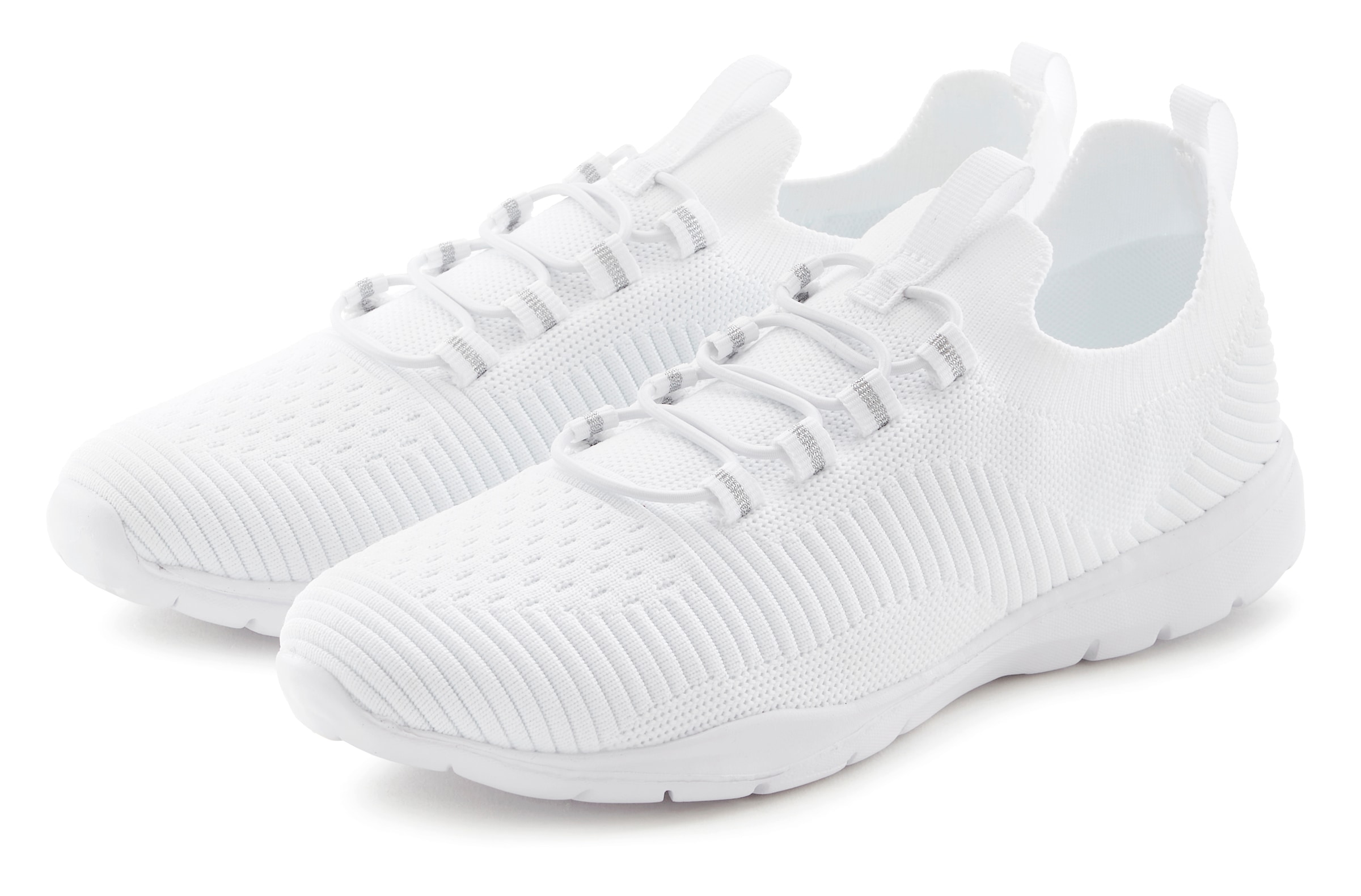 Image of Vivance Sneaker "Freizeitschuh, Halbschuh, Turnschuhe, Slip-On-Sneaker," superleicht, zum Reinschlüpfen mit elastischen Schnürbändern VEGAN