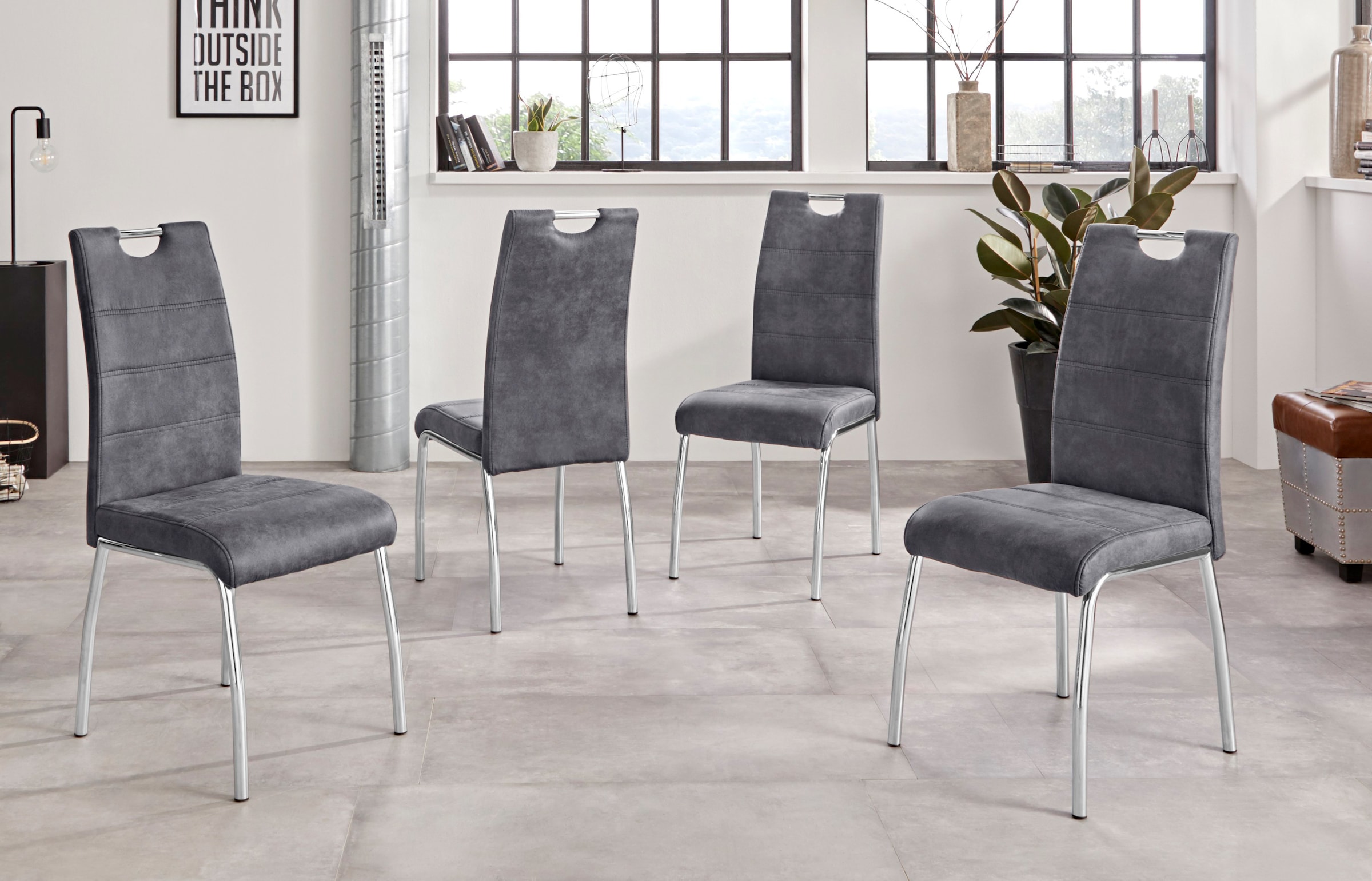 HELA Stuhl »Susi«, (Set), 4 St., Polyester, 2 oder 4 Stück, mit Griff