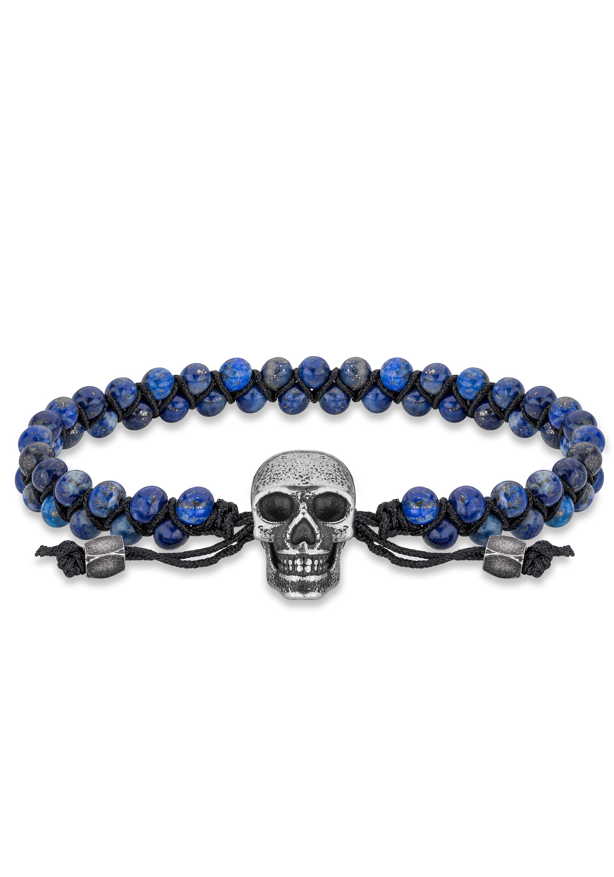 Image of Police Armband »TRIBAL EDGE, Totenkopf, PEAGB2120215«, mit Lavastein bei Ackermann Versand Schweiz