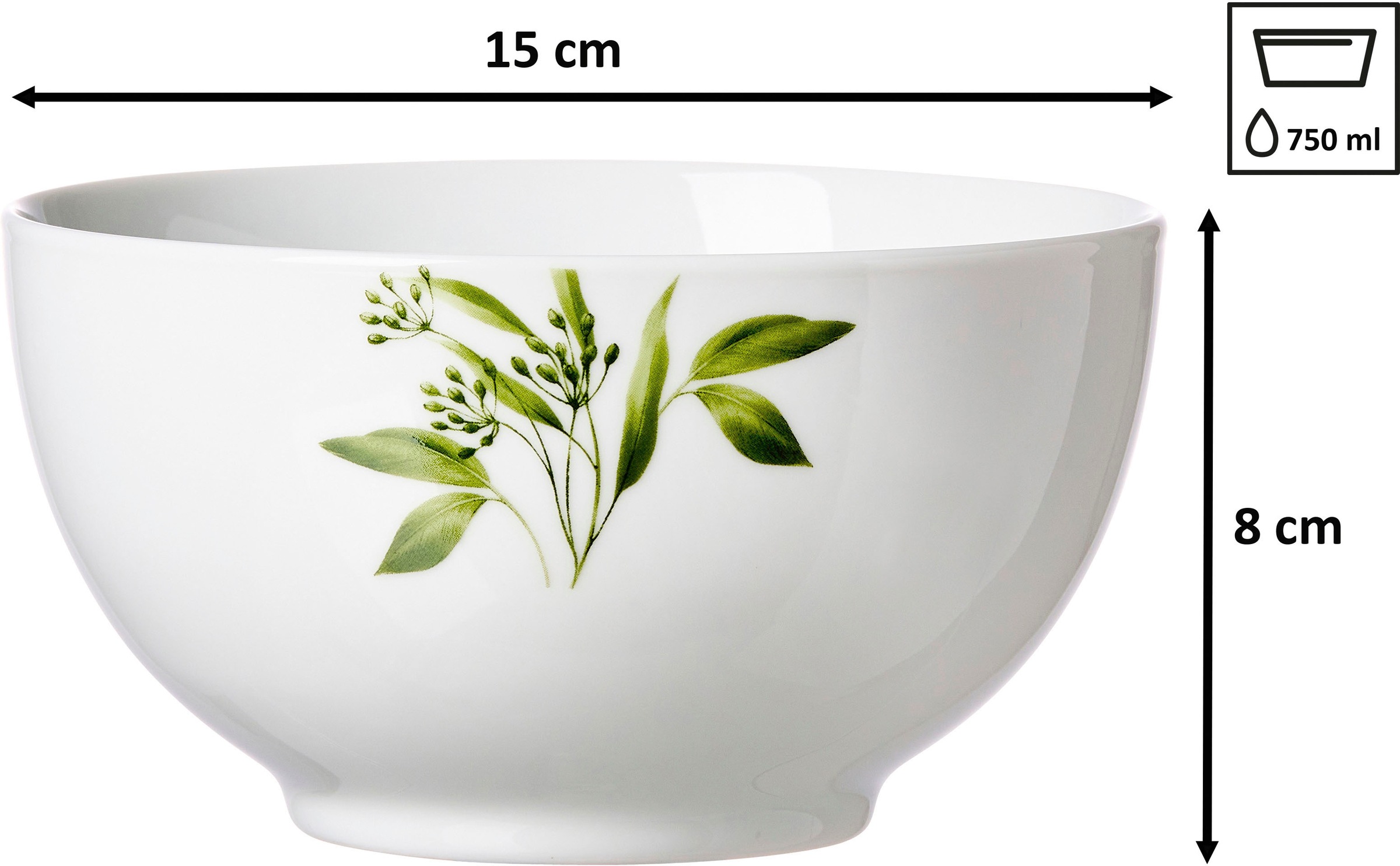 Ritzenhoff & Breker Müslischalen Evora ø 15 cm 6er Set
