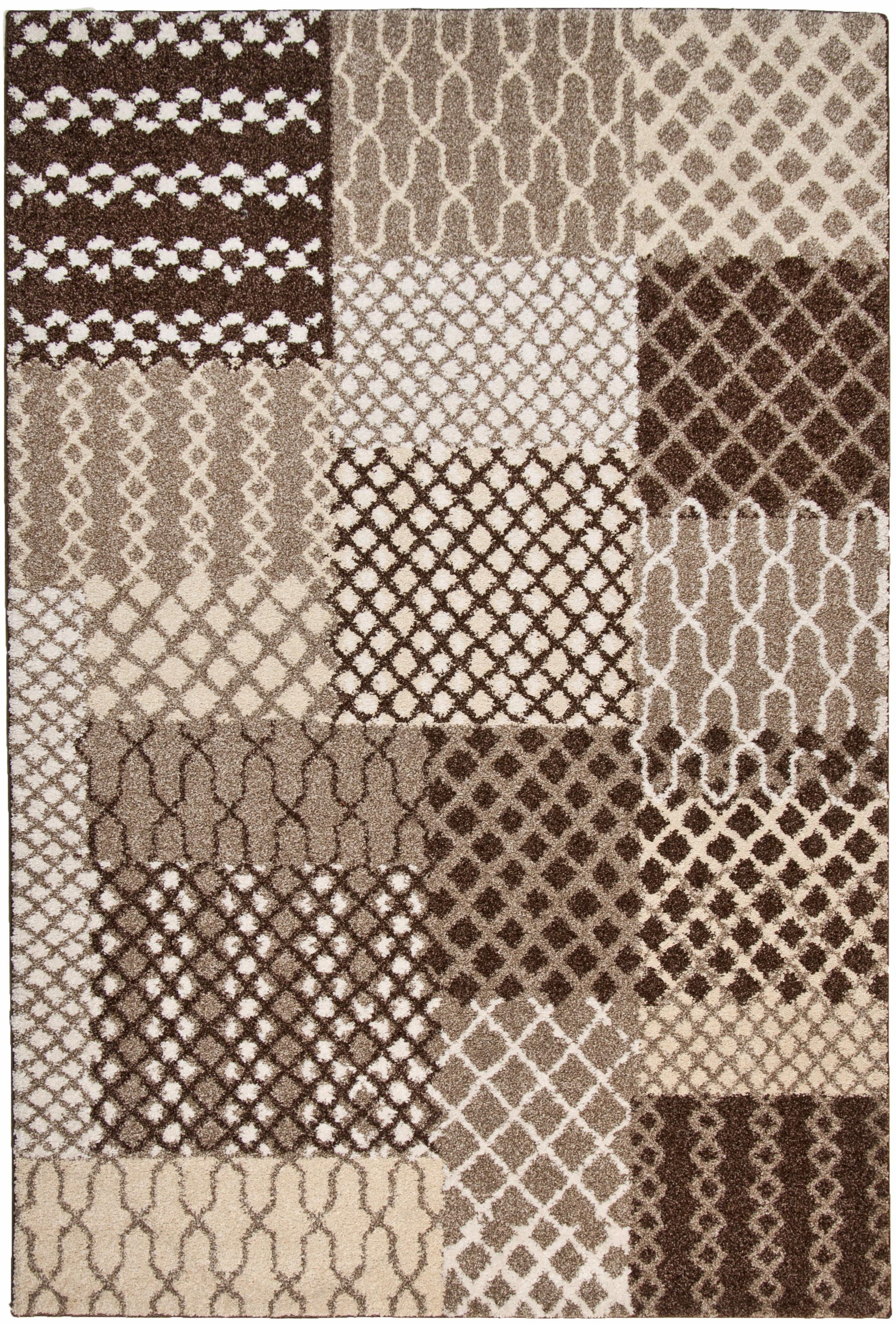 Image of TOM TAILOR HOME Teppich "PATTERN PATCH" rechteckig 12 mm Höhe Exklusiv bei OTTO, ideal im Wohnzimmer & Schlafzimmer