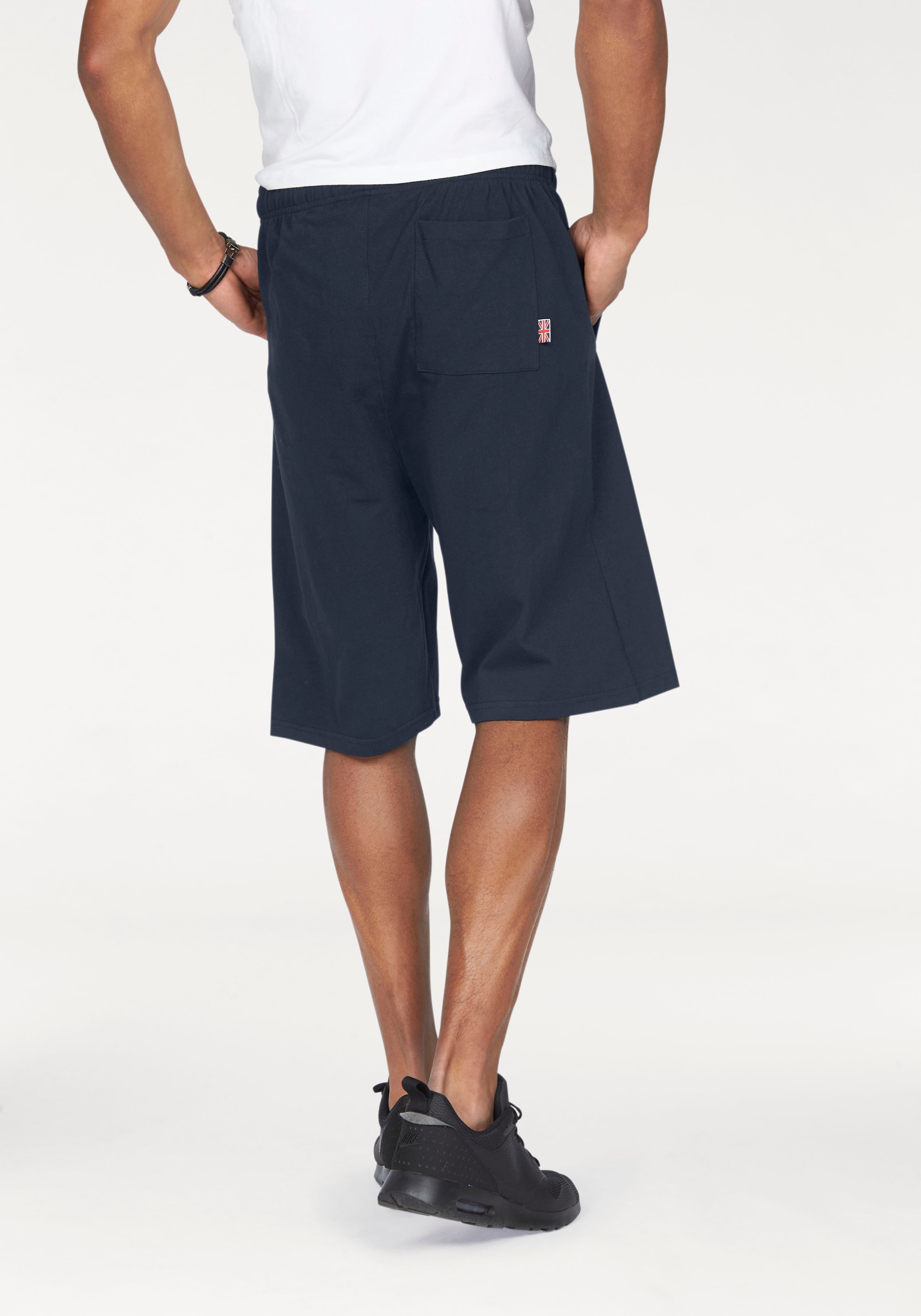 Lonsdale Sweatshorts »LOGO JAM«  avec poches latérales fendues, en coton, coupe confortable
