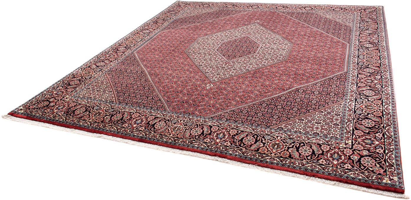 Image of morgenland Orientteppich »Perser - Bidjar - 295 x 253 cm - dunkelrot«, rechteckig, 15 mm Höhe, Wohnzimmer, Handgeknüpft, Einzelstück mit Zertifikat bei Ackermann Versand Schweiz