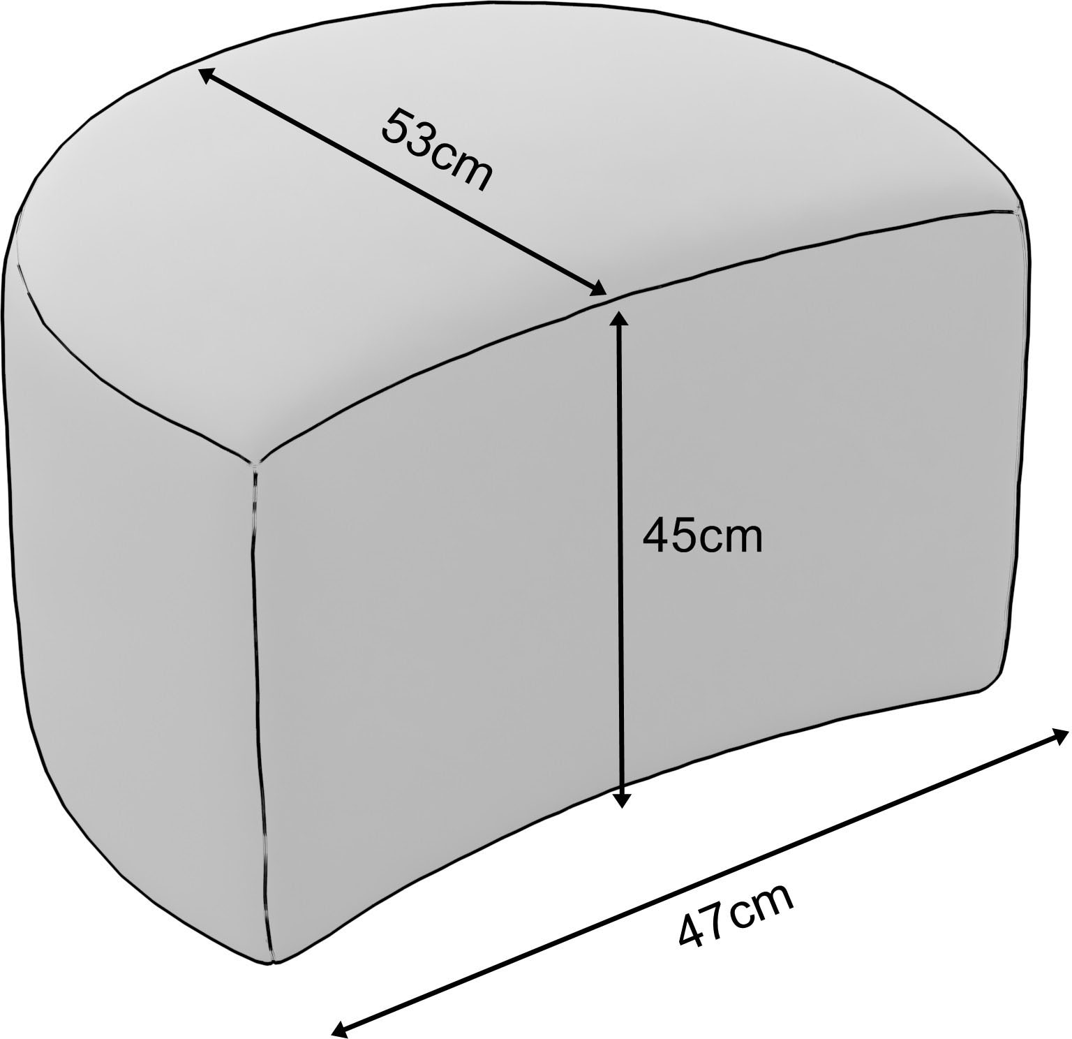 Leonique Hocker »MAISIE, passende Ergänzung zum Big-Drehsessel« MAISIE, in Mega-Cord und Web-Velours