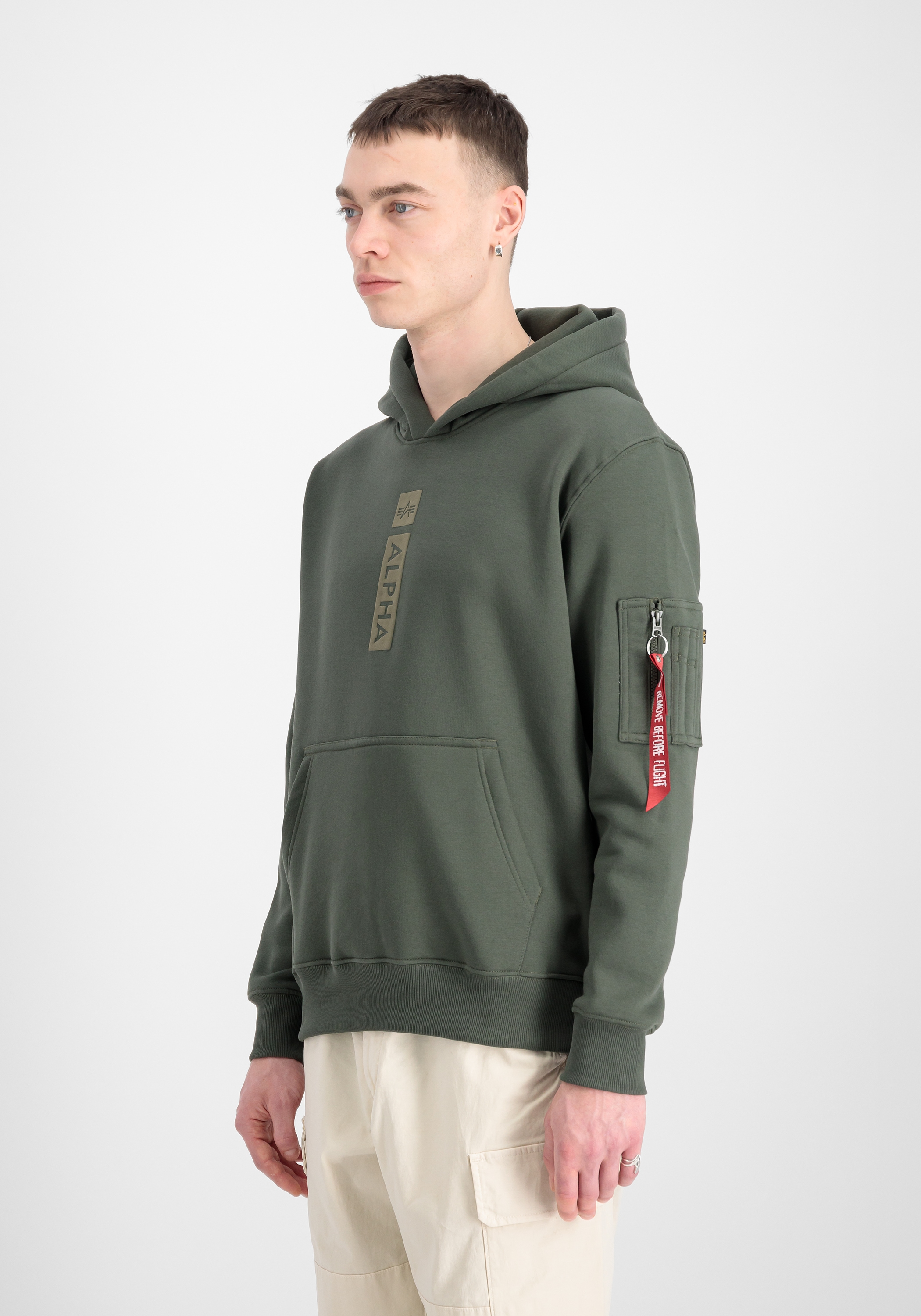 Alpha Industries Hoodie »Alpha Industries Men - Hoodies Alpha Puff Print Hoodie«