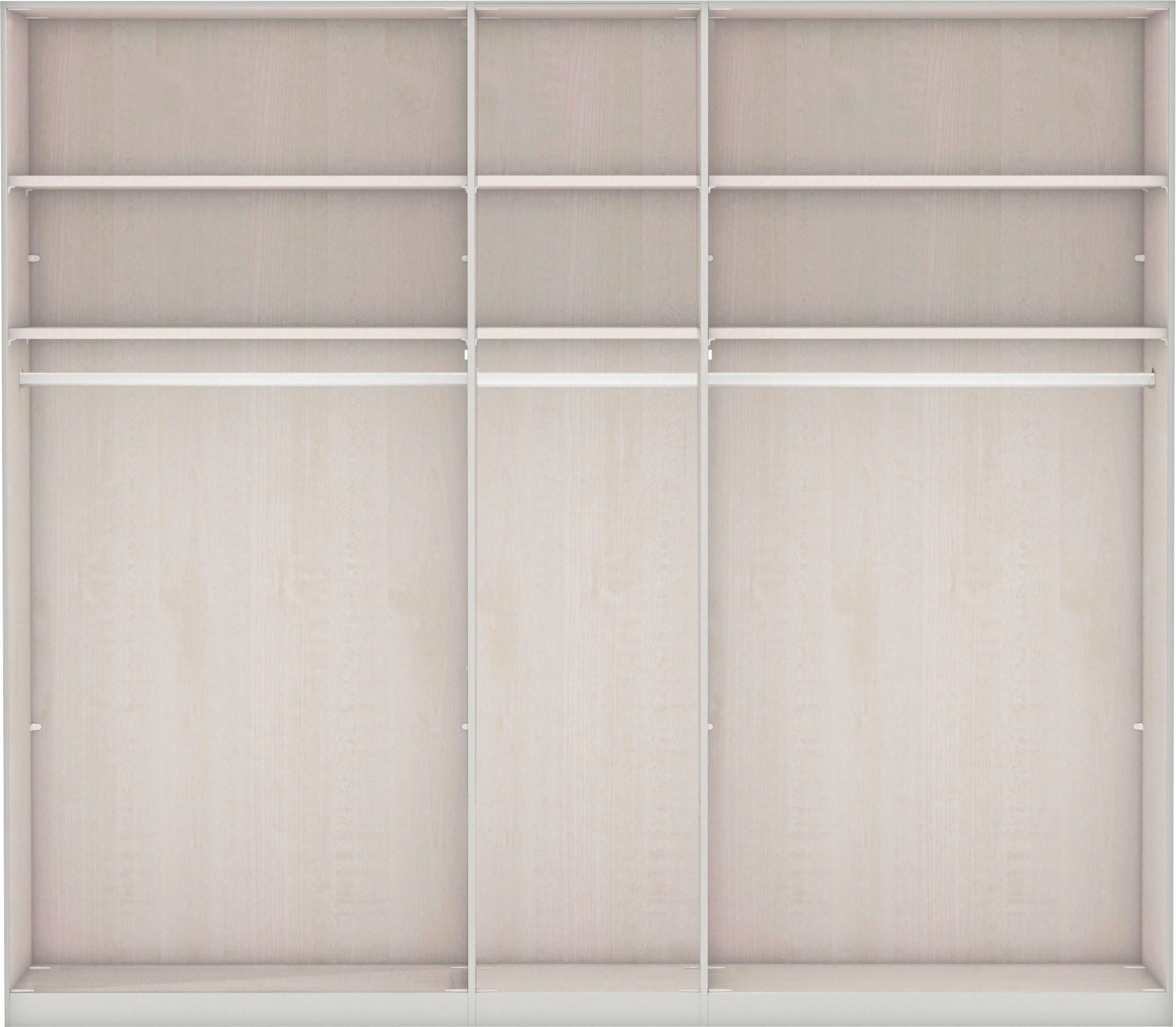 WIEMANN Drehtürenschrank »Göteborg, Kleiderschrank, Schrank, Wäscheschrank«, (4 Breiten, 2 Höhen 216/236 cm auswählbar, MADE IN GERMANY), inkl. Türendämpfung, langlebige Qualität, viel Stauraum