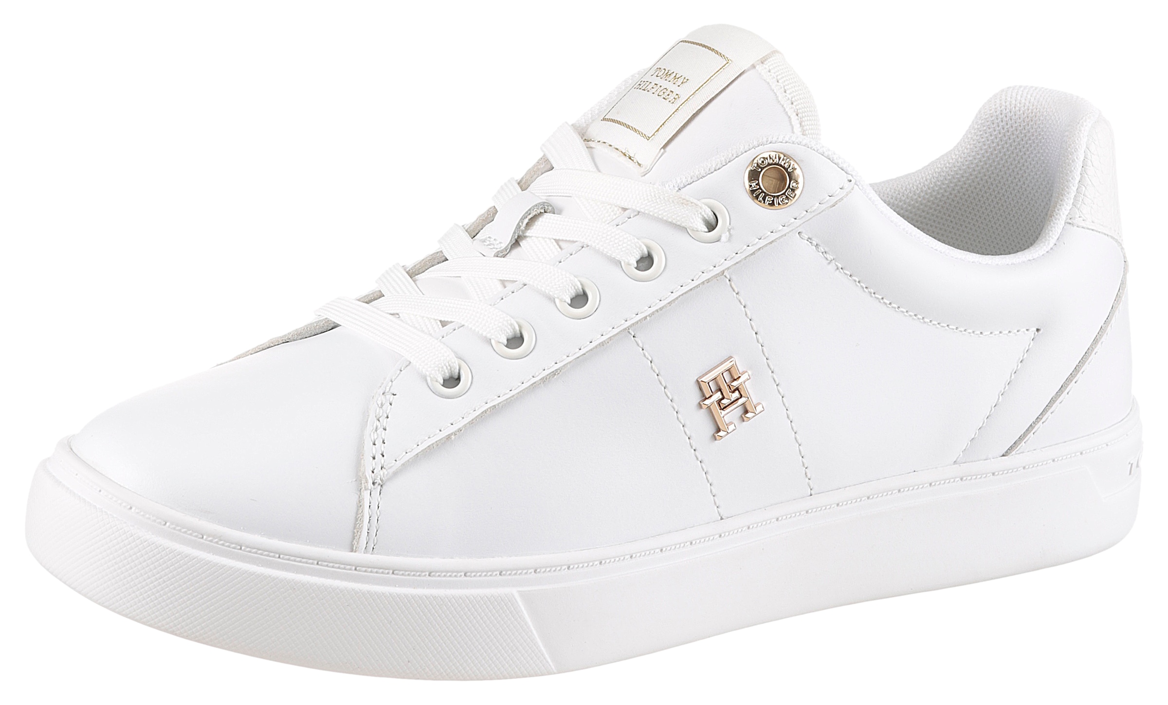 Image of Tommy Hilfiger Sneaker "ESSENTIAL ELEVATED COURT SNEAKER", Freizeitschuh, Halbschuh, Schnürschuh mit TH-Schmuckelement