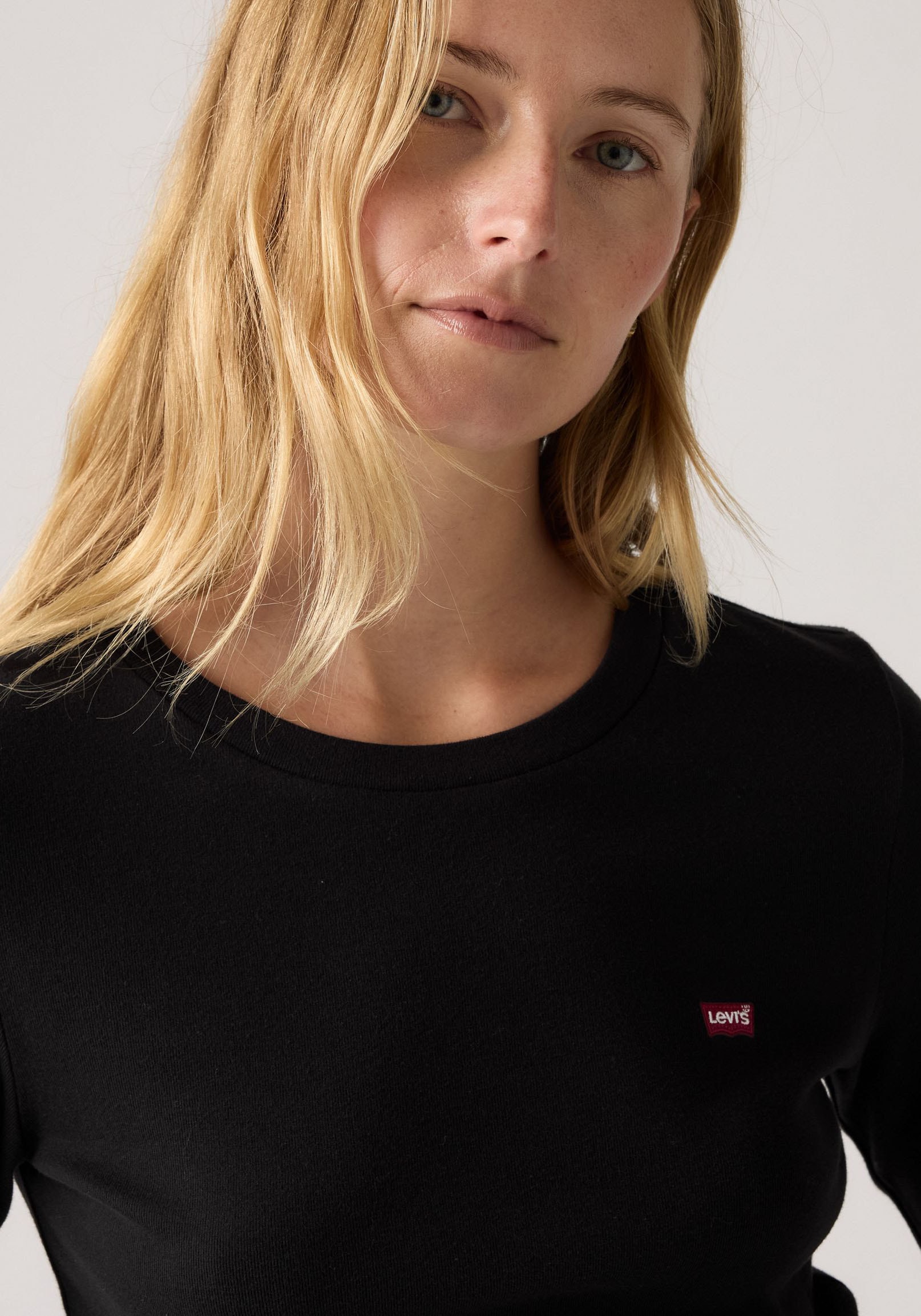 Levi's® Langarmshirt »LS 2 Pack Tee«, (Packung, 2 tlg.), mit Batwing Logo-Stickerei