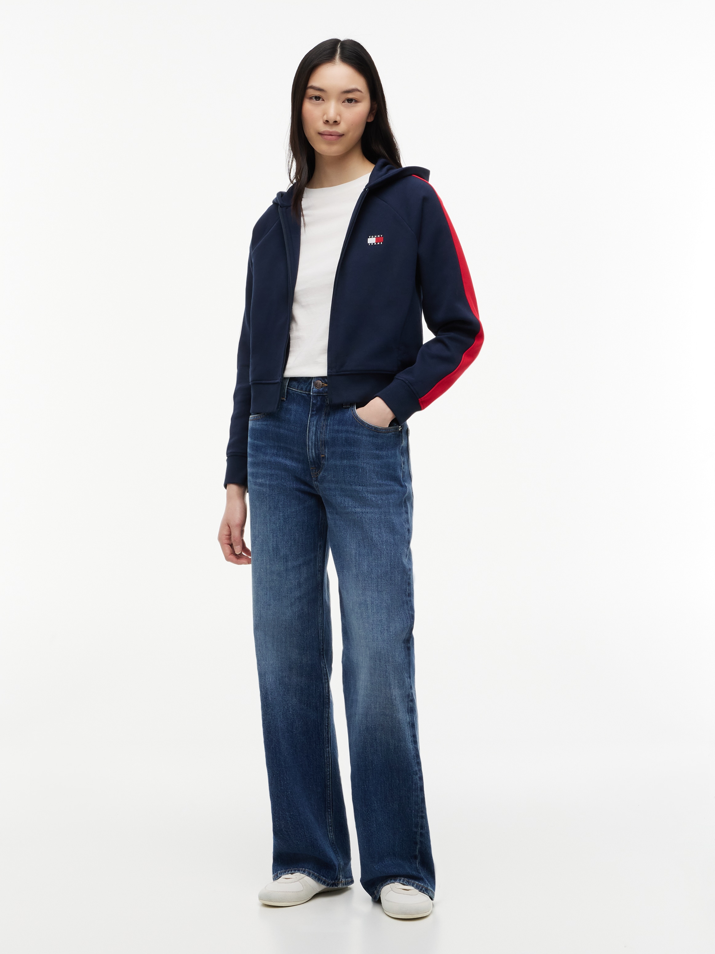 Tommy Jeans Straight-Jeans »MIA MR RLXD STR« Baumwollmischung,  relaxed fit