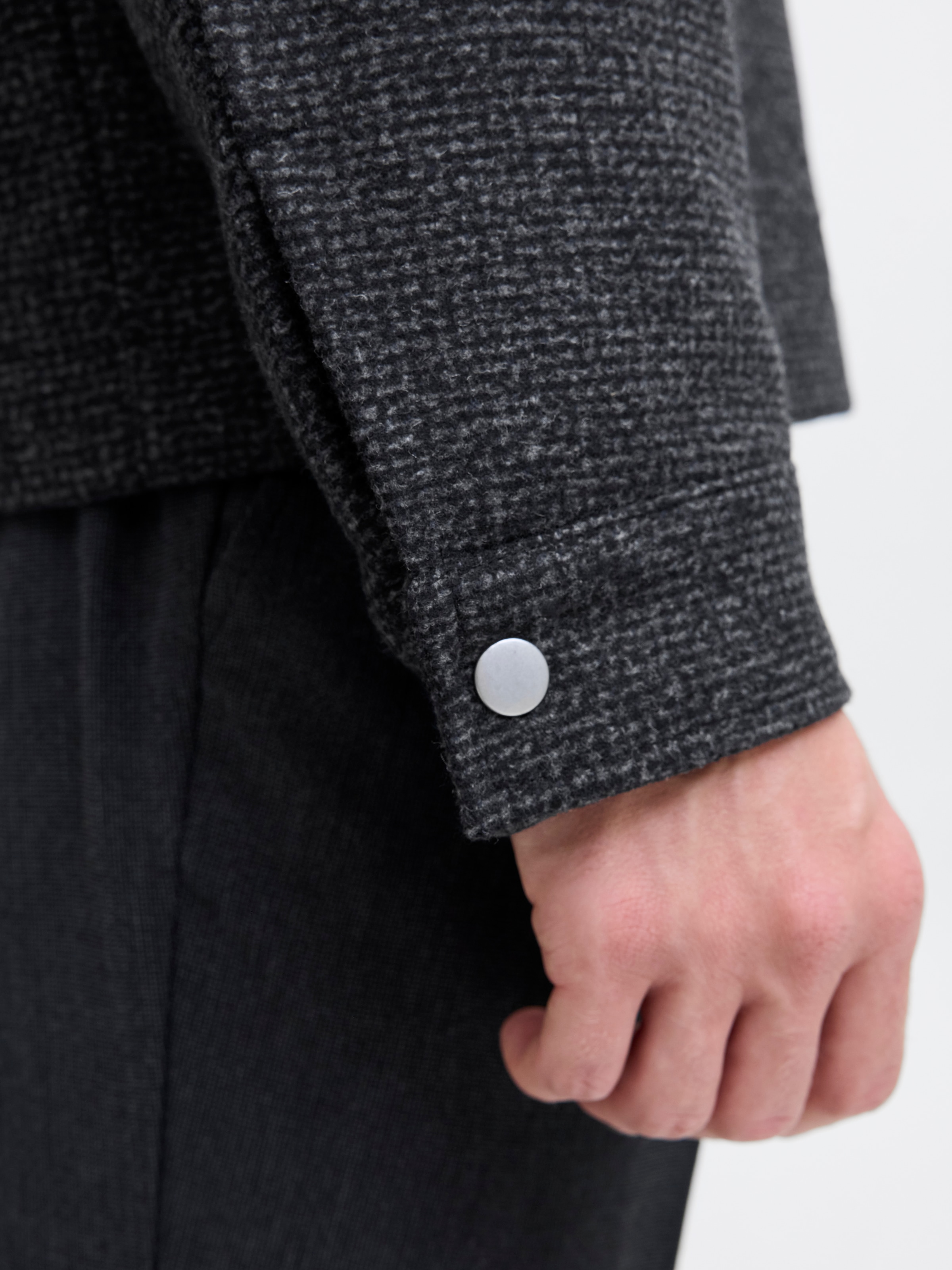 Jack & Jones Veste en laine »JPRCCRUSSEL WOOL BLEND JACKET SN« sans capuche