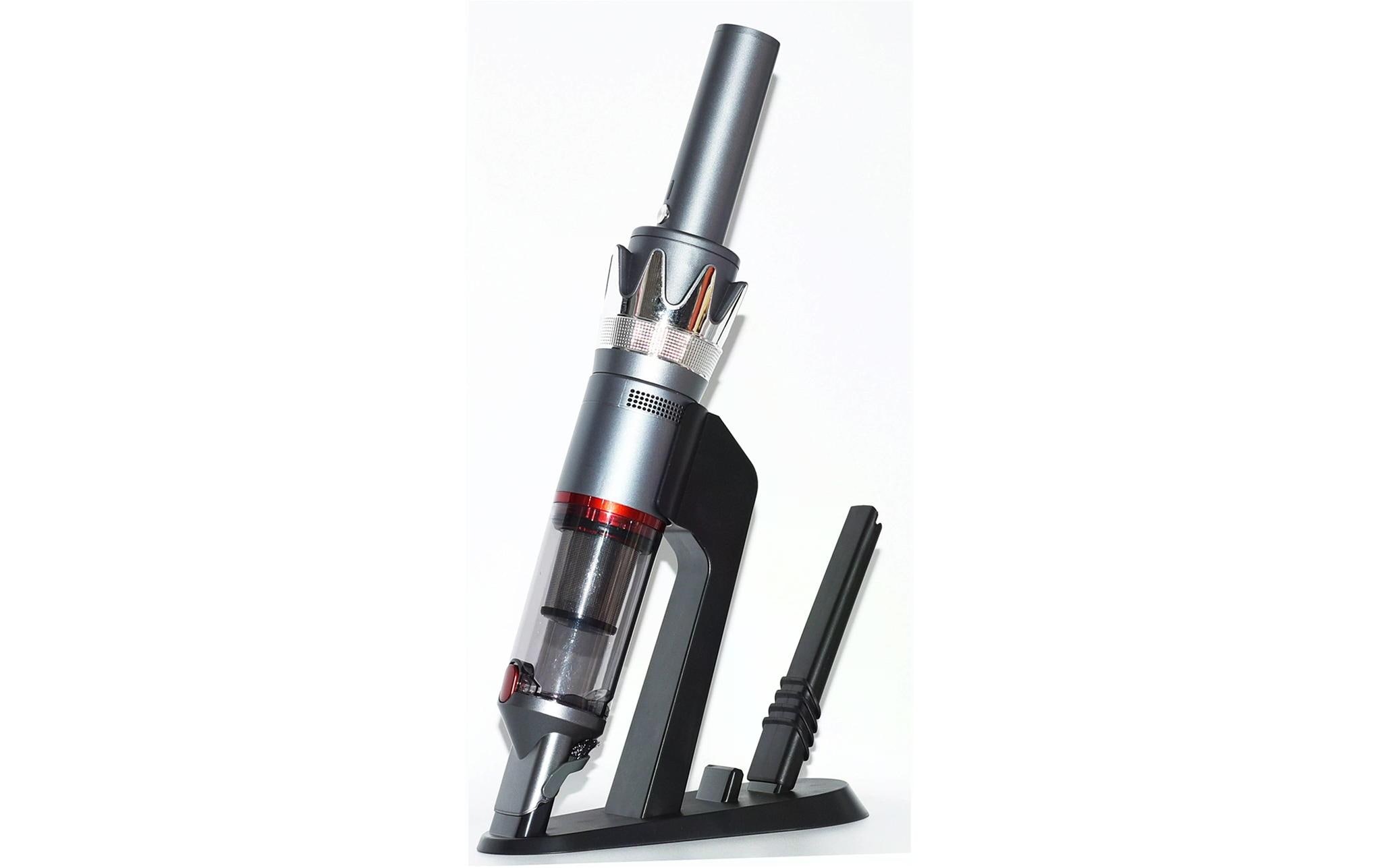 Image of ohmex Akku-Hand-und Stielstaubsauger "OHM-HVC-1482 Schwarz/Silber matt"