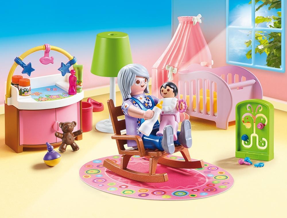 Playmobil® Konstruktions-Spielset »Babyzimmer (70210), Dollhouse«, (43 St.), Made in Germany