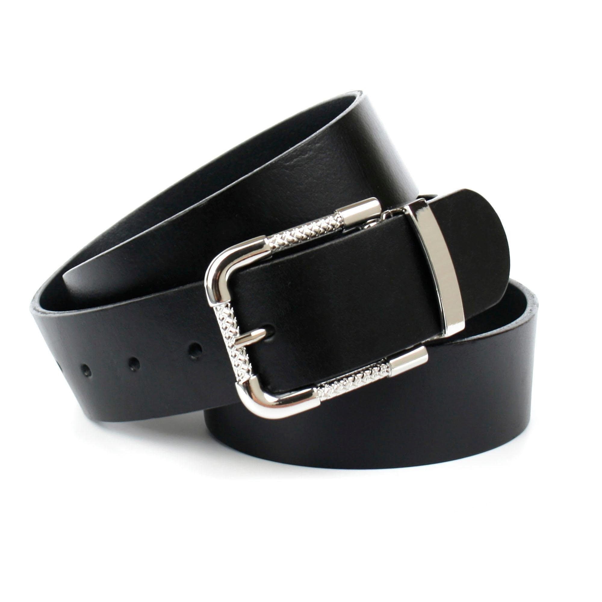 Image of Anthoni Crown Ledergürtel, mit silberfarbener Schliesse bei Ackermann Versand Schweiz