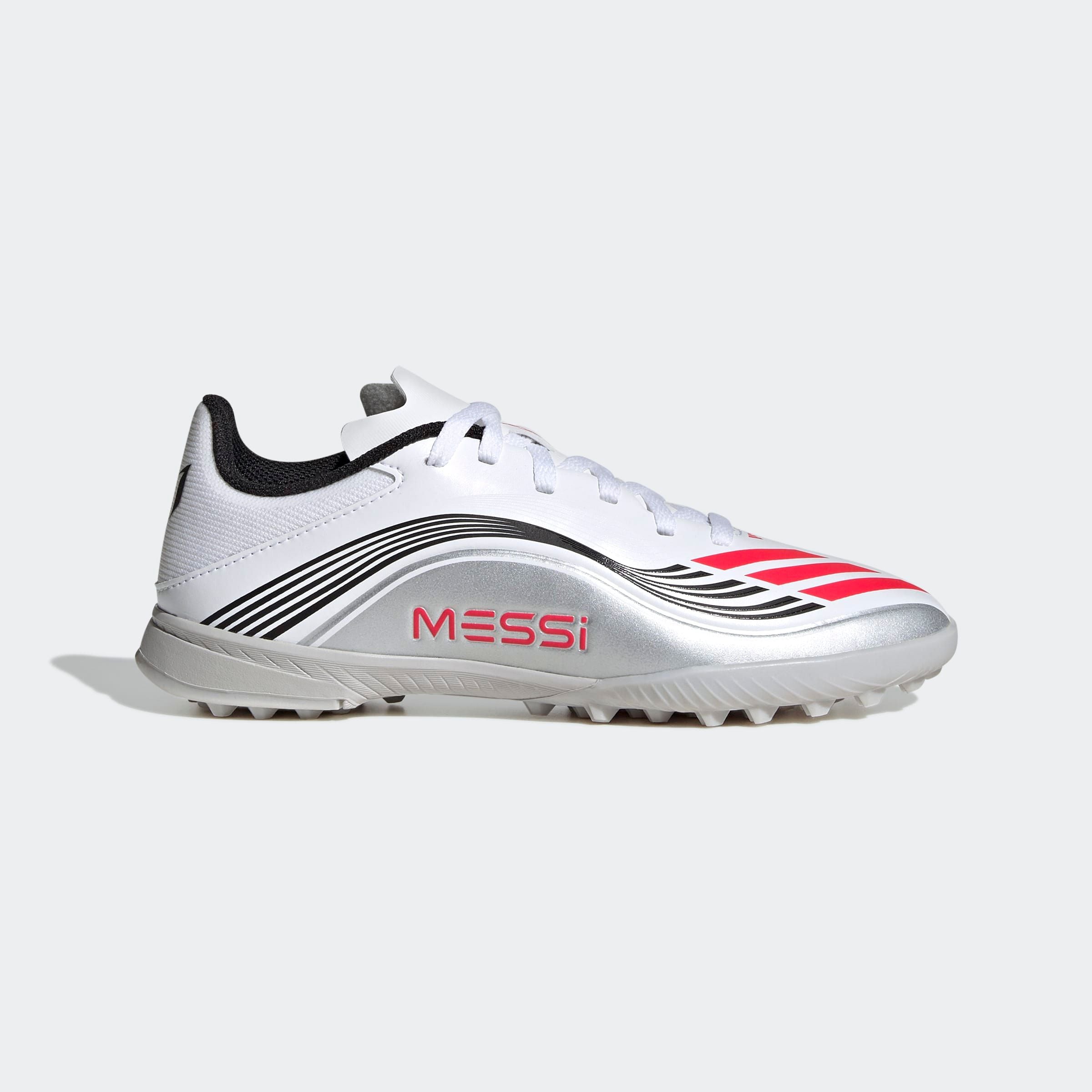 adidas Performance Fussballschuh »F50 MESSI LEAGUE KIDS TF«, geeignet für harte Untergründe Asche und Kunstrasen