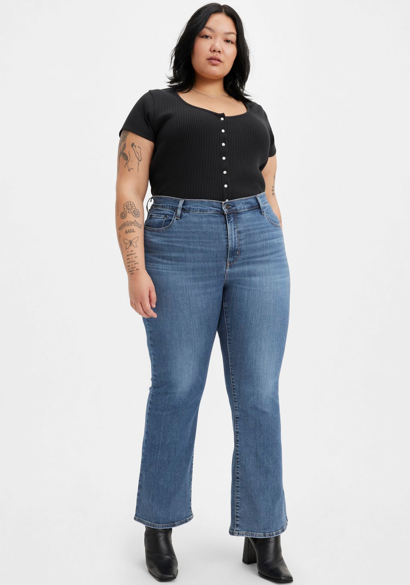 Levi's® Plus Bootcut-Jeans »726 PL HR FLARE«